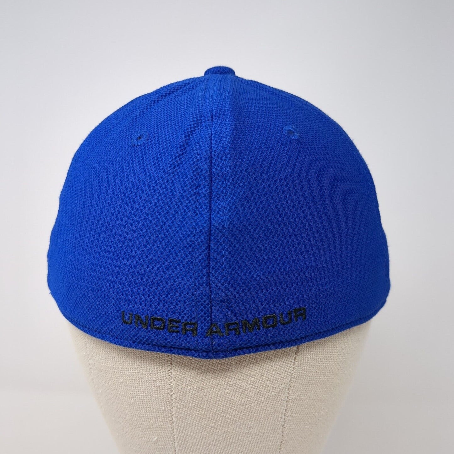 Under Armour Youth Fitted Hat Blue Small/Medium Embroidered 6 Panel