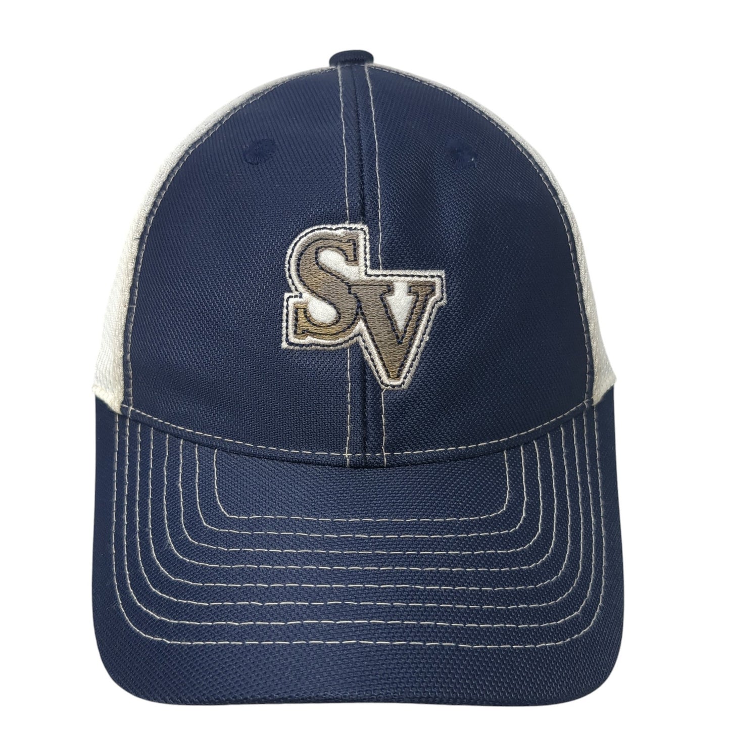 SV Sun Valley Idaho Strapback Hat Blue One Size Colorblock Imperial