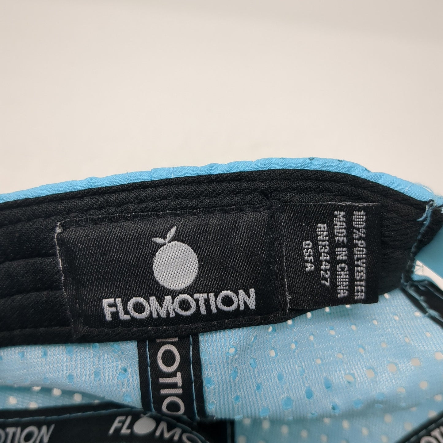 Rum Club Flomotion Snapback Cap Blue One Size Adjustable Mesh Back 6 Panel
