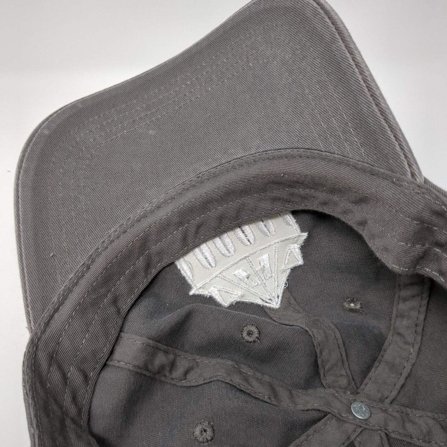 STE Chapelle Slideback Hat Gray One Size Adjustable Embroidered Cap America
