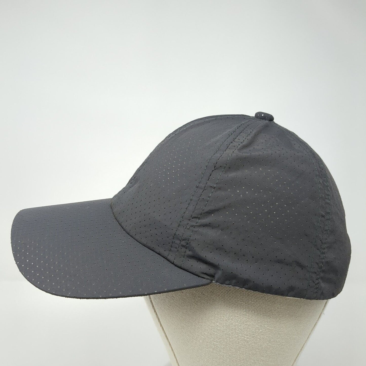 Unbranded Slideback Hat Gray One Size Adjustable Laser Cut Solid Blank