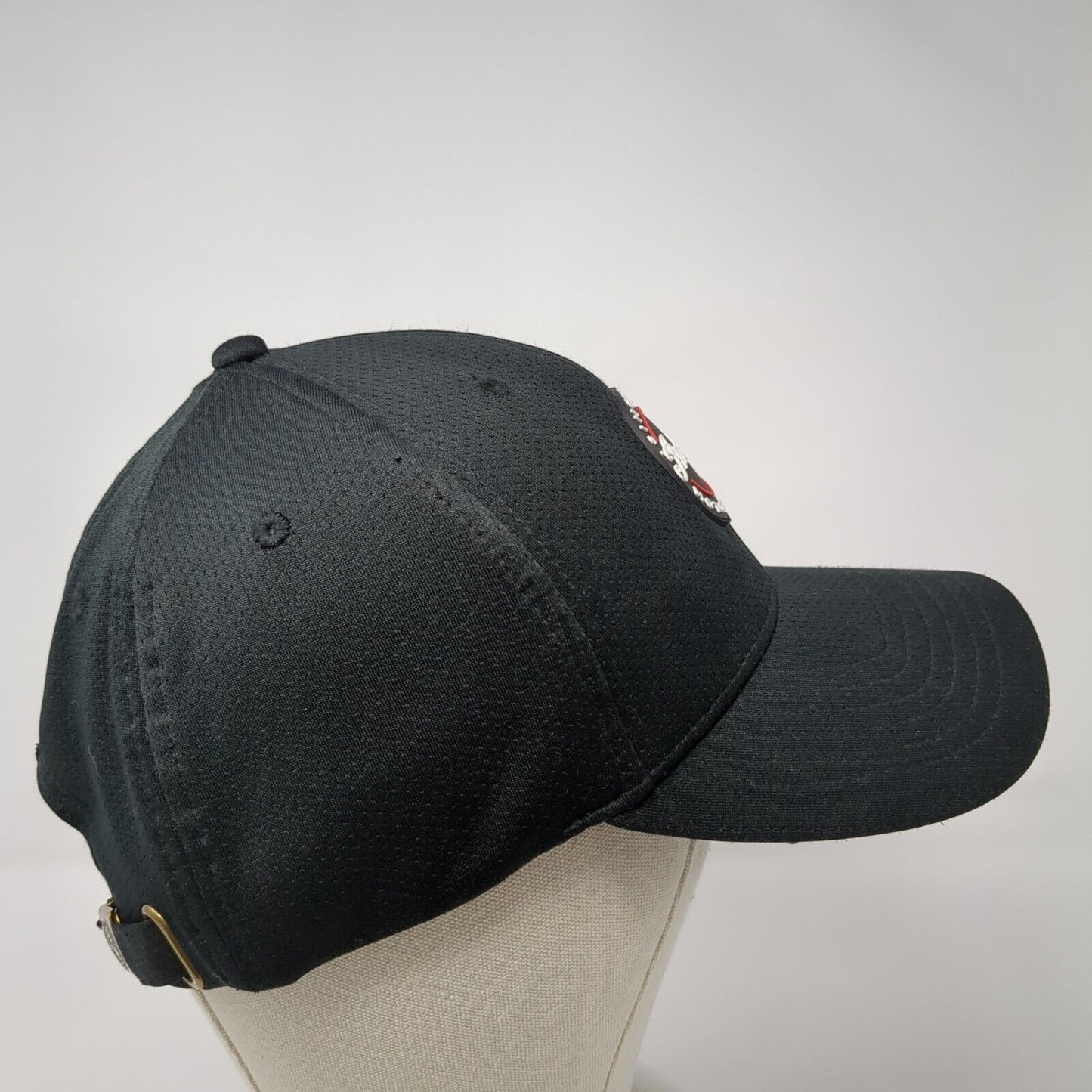 Indian Motorcycle Patch Slideback Hat Black One Size Adjustable 6 Panel