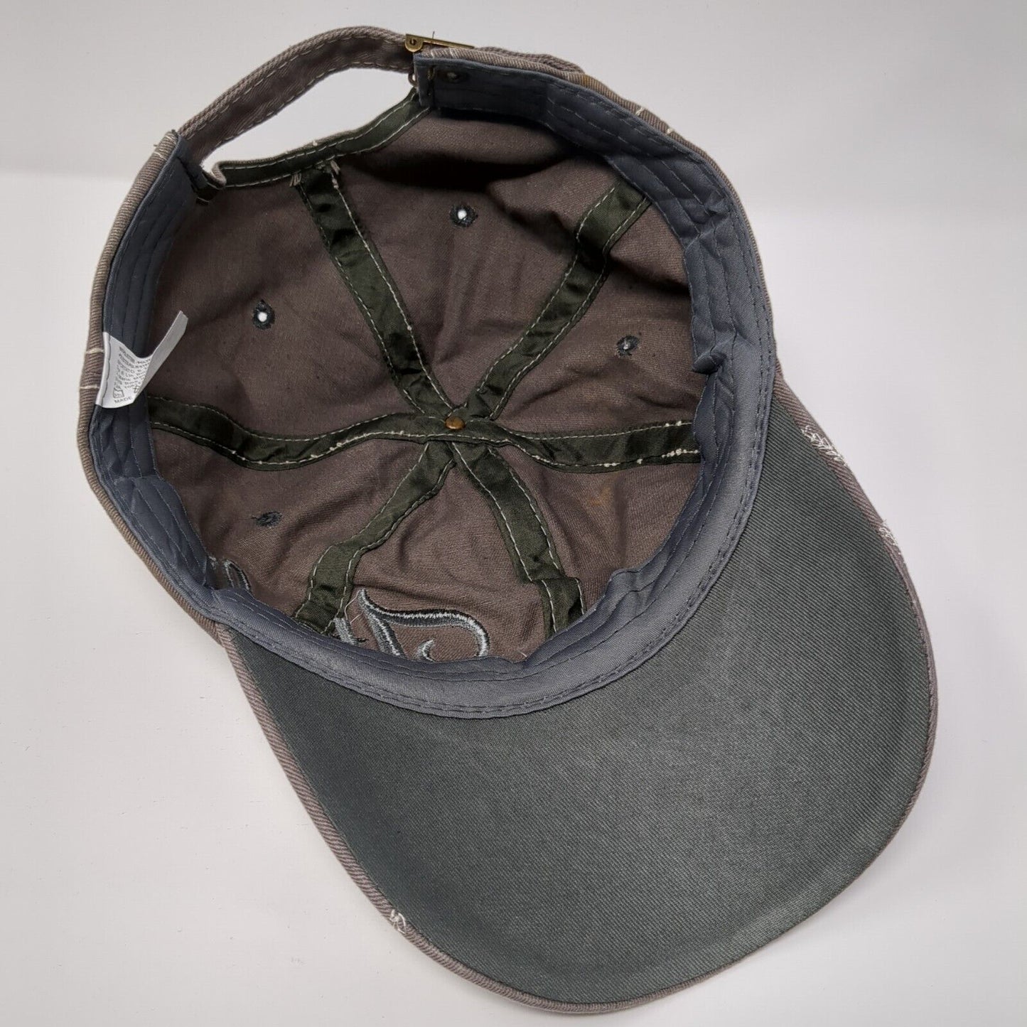 Italia Slideback Hat Brown One Size Adjustable Sport Embroidered 6 Panel