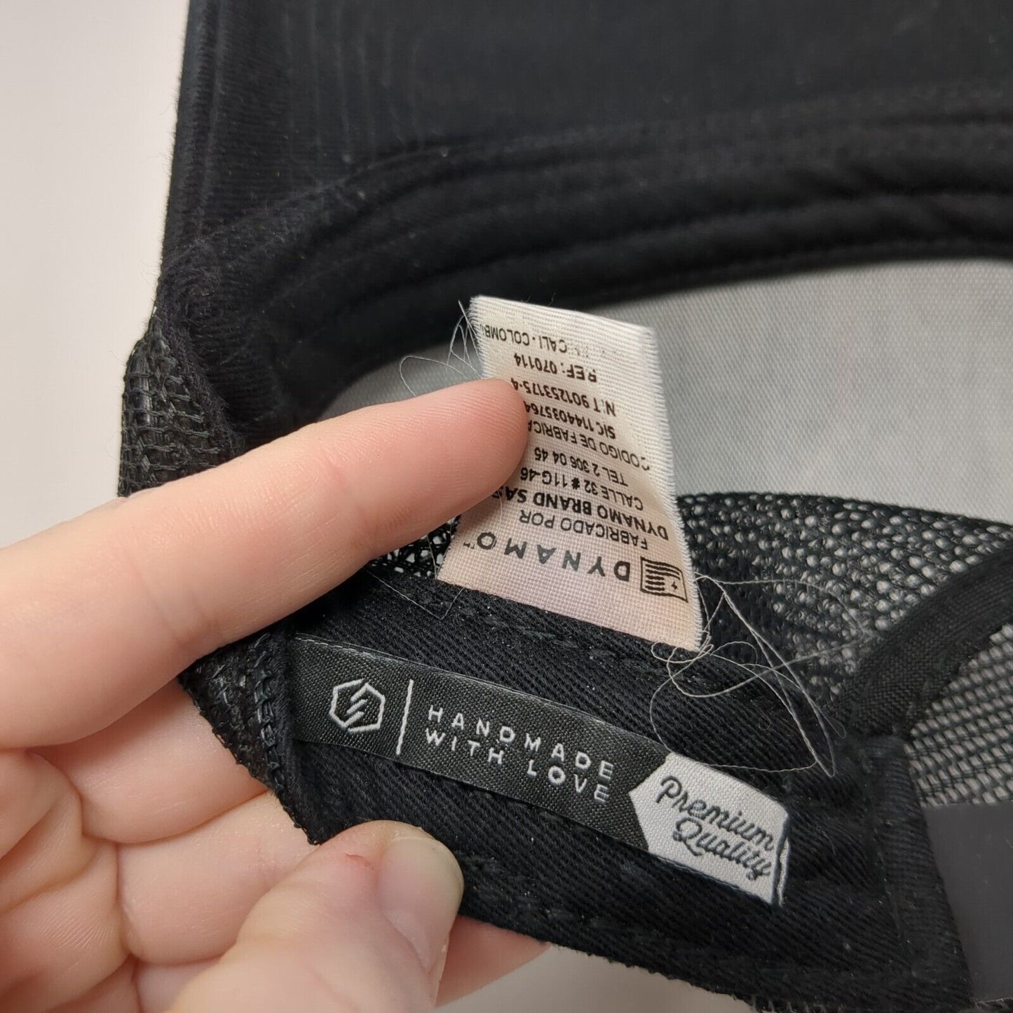 Dnm Corps Estd. 2013 Snapback Mesh Back Trucker Hat Black One Size