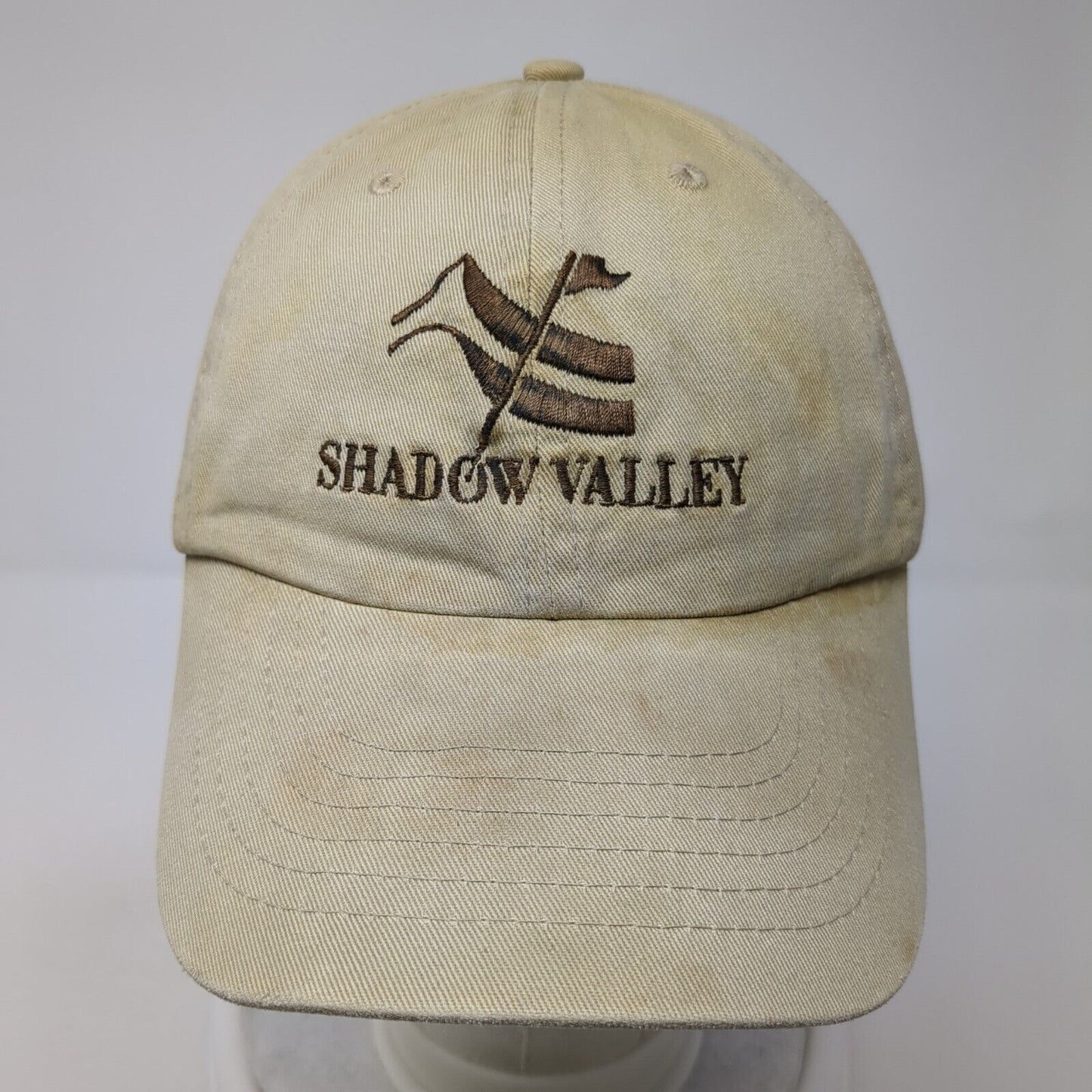 Shadow Valley Slideback Hat Tan One Size Adjustable Vent Holes Dpc