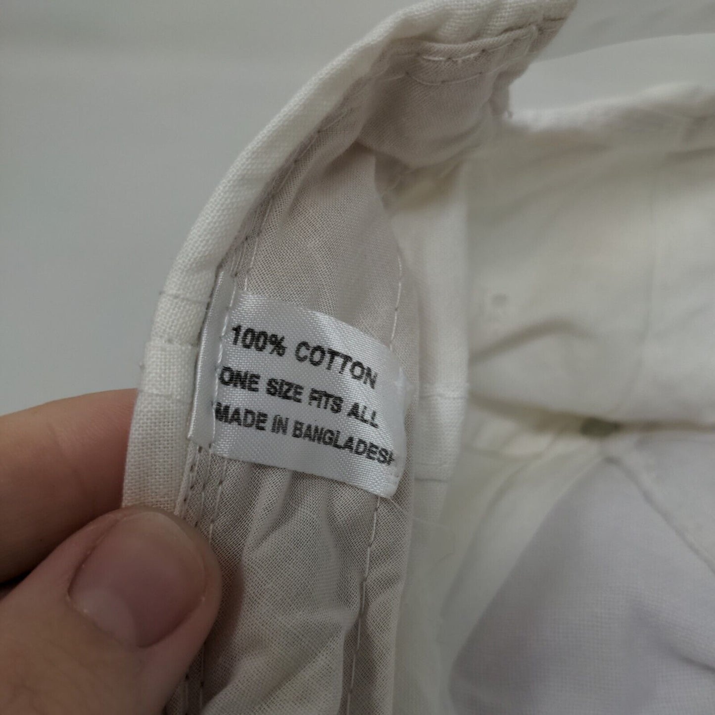 GTE Federal Credit Union Snapback Hat White OSFA Adjustable Vented Holes Cotton