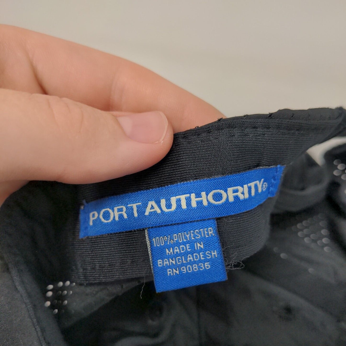 Pixie Rock Strapback Hat Black One Size Embroidered Port Authority