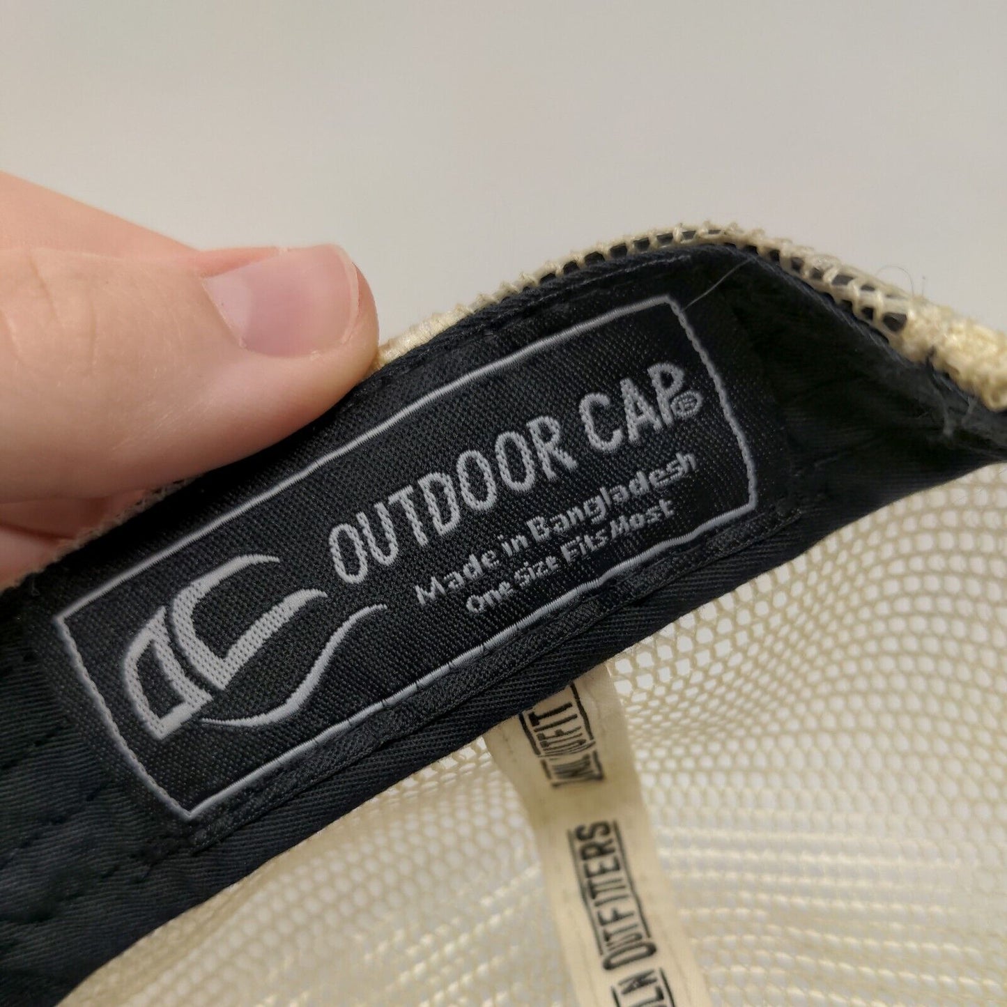 Outdoor Cap Men's Snapback Mesh Back Hat Blue Size OSFM Lincoln Outfitters Logo