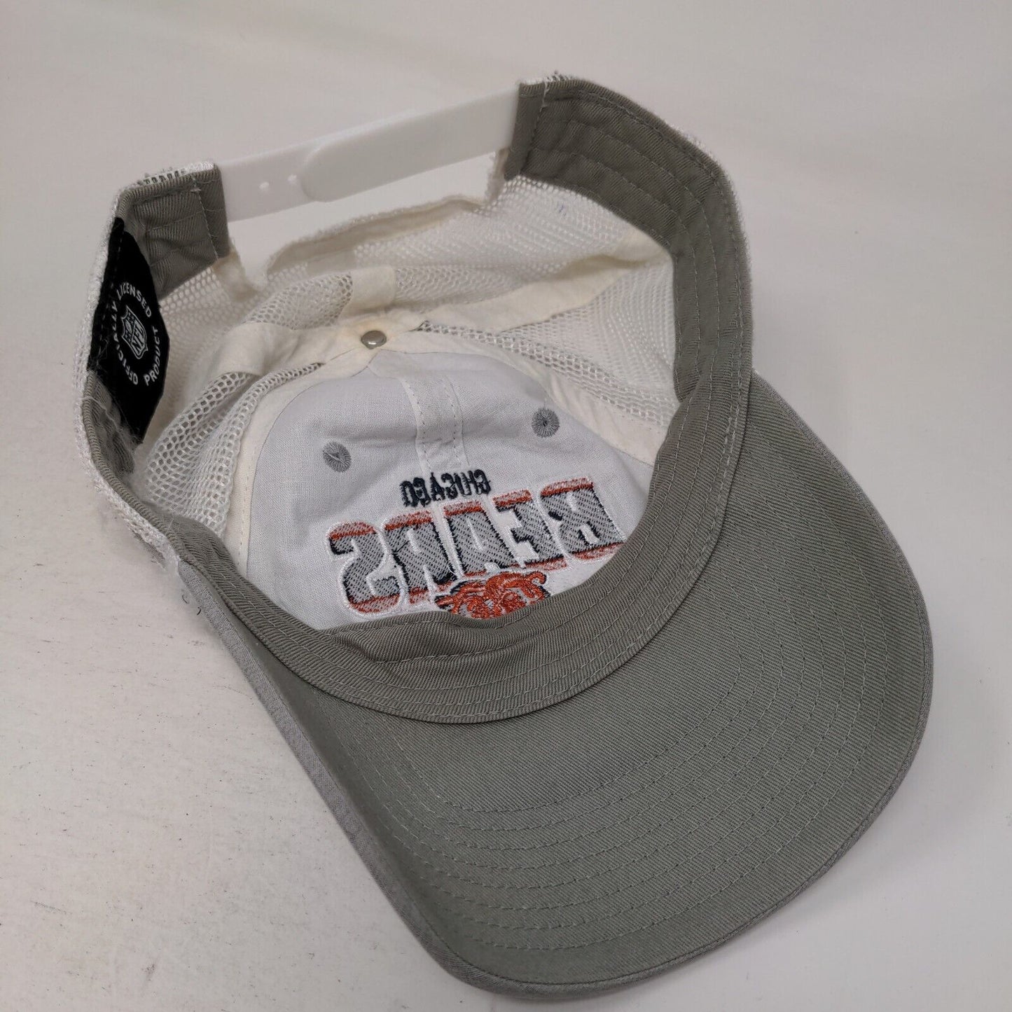 Chicago Bears Snapback Mesh Back Hat Gray Embroidered Logo NFL Adjustable