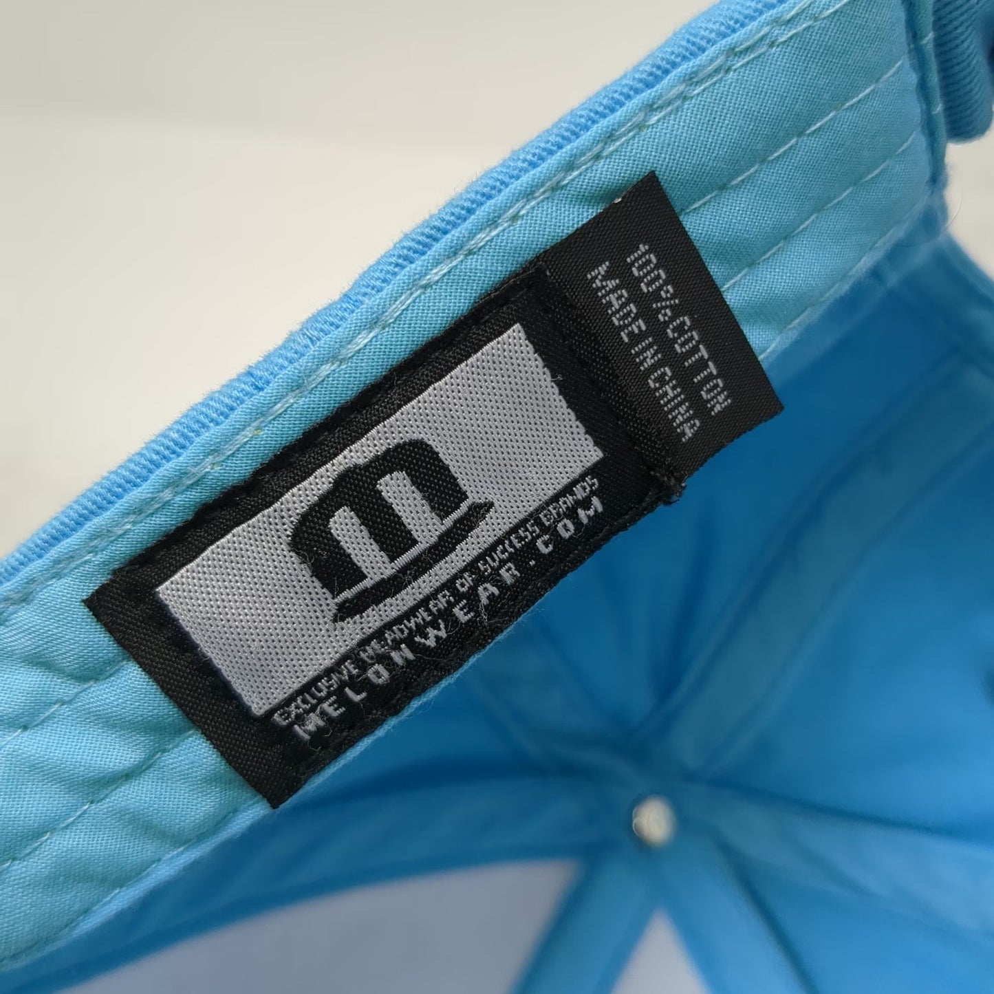 Melonwear Festers Service Electric Blue Baseball Cap One Size Hat Strap Iron Pig