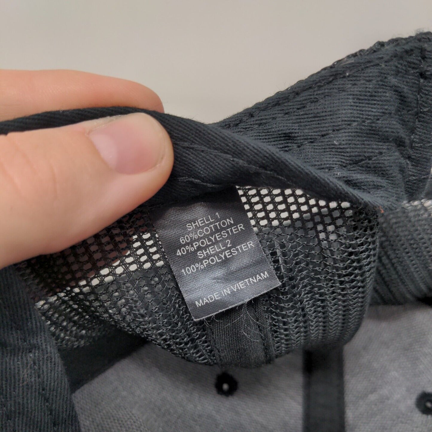 The Lucky Doll Snapback Mesh Back Trucker Hat Black One Size 6 Panel