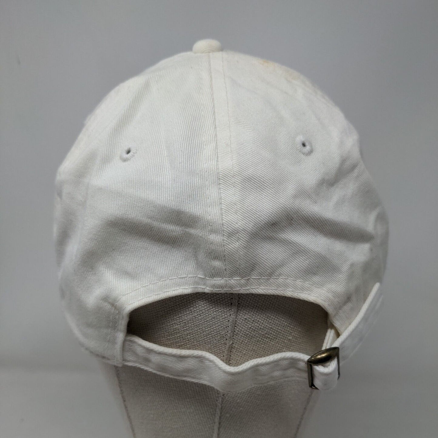 BA Patch Slideback Hat White OSFM Adjustable 6 Panel Outdoor Cap