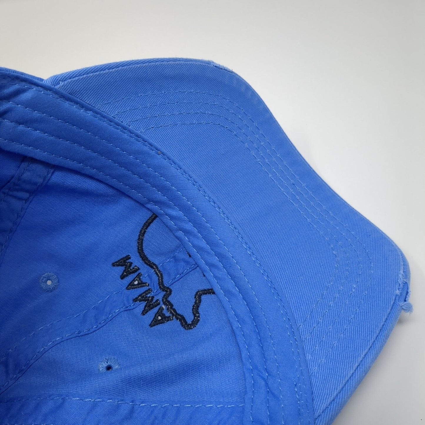 Mama Bear Slideback Hat Blue One Size Embroidered Life Is Good 6 Panel