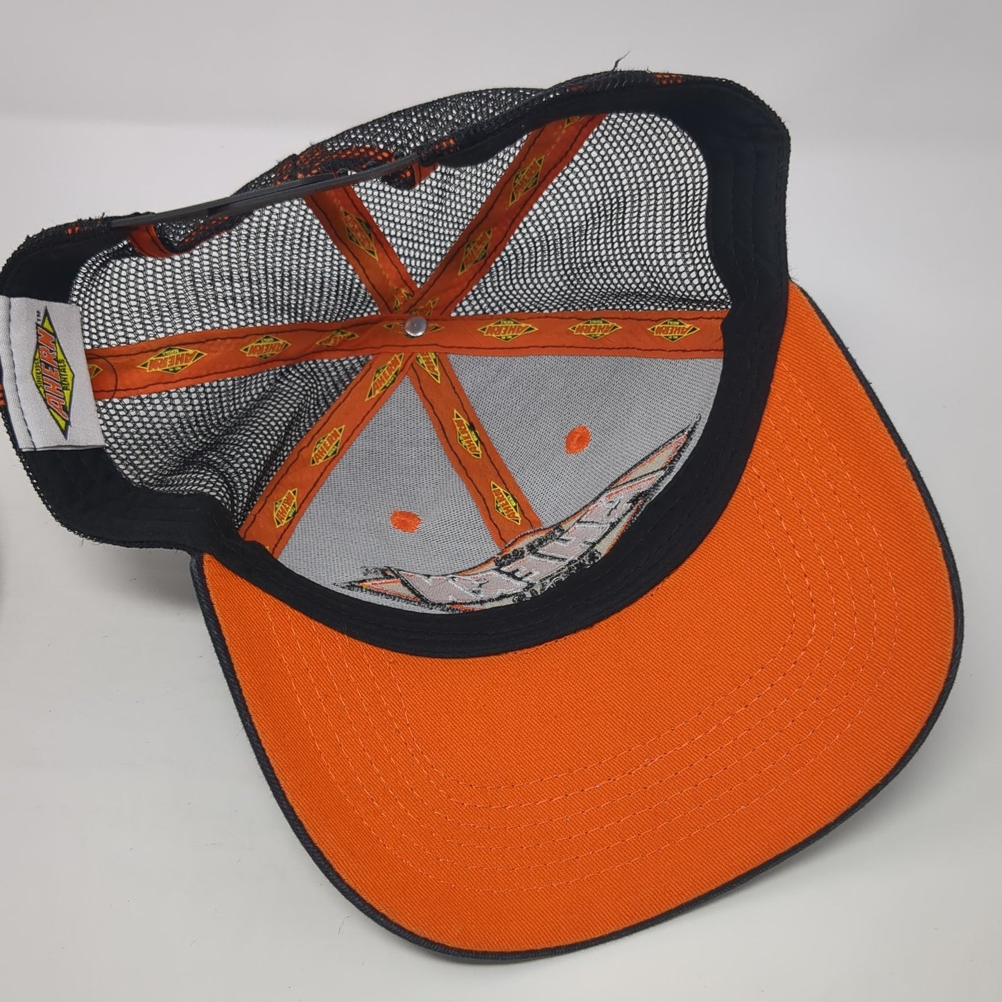 Ahern Rentals Snapback Mesh Back Trucker Hat Black One Size Adjustable