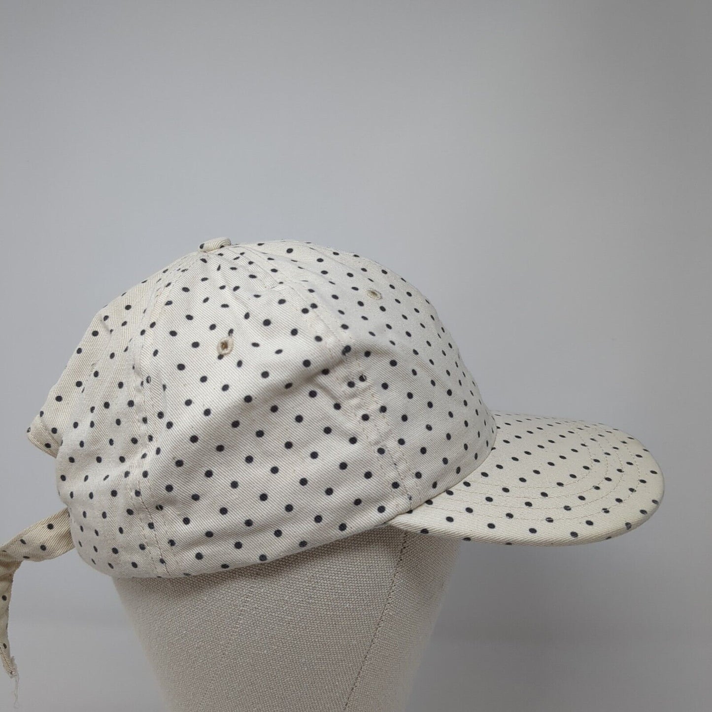 To The Market Slideback Baseball Cap Multicolor OS Adjustable Polka Dot Blank