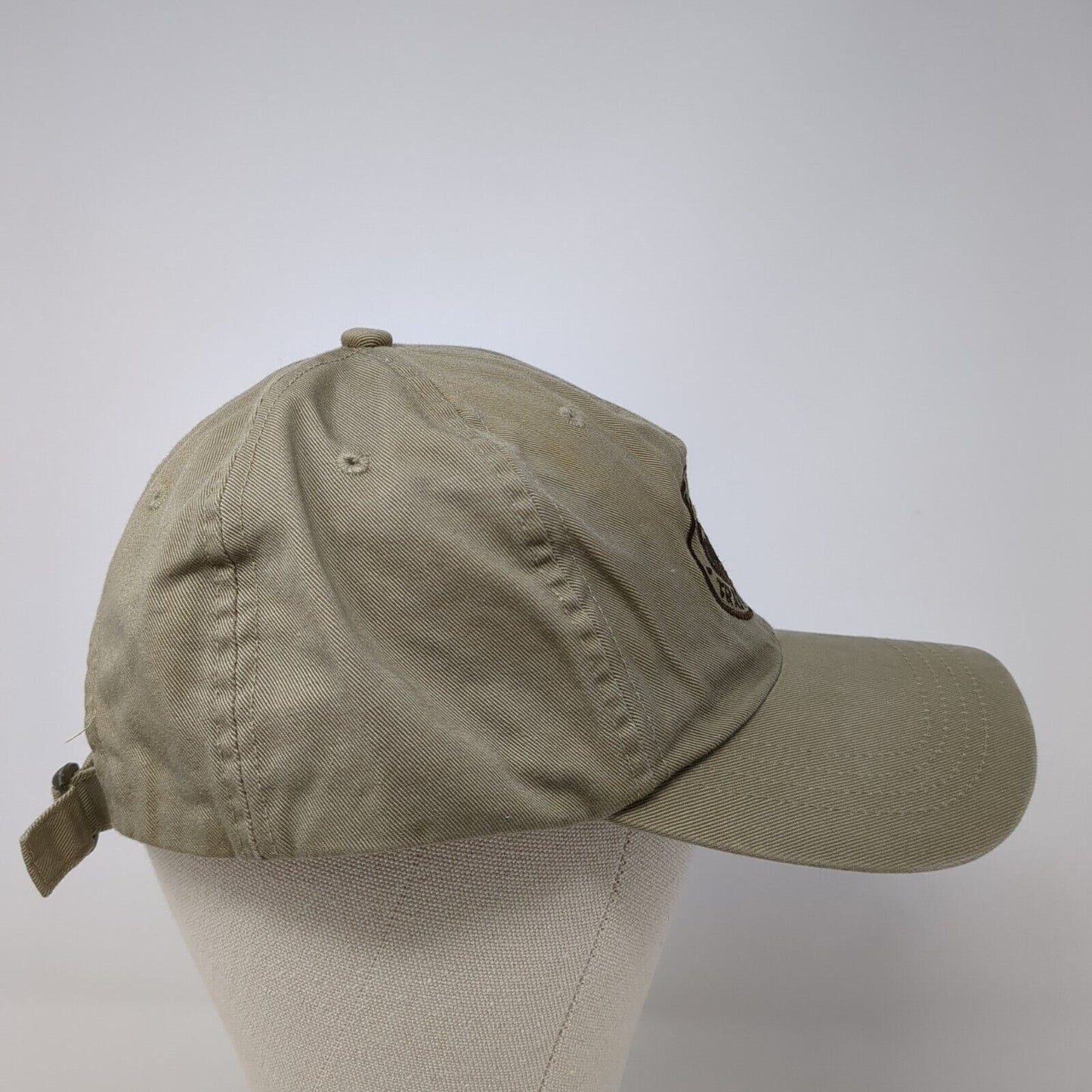 Duluth Trading Company Slideback Hat Tan M/L Adjustable Embroidered Cotton