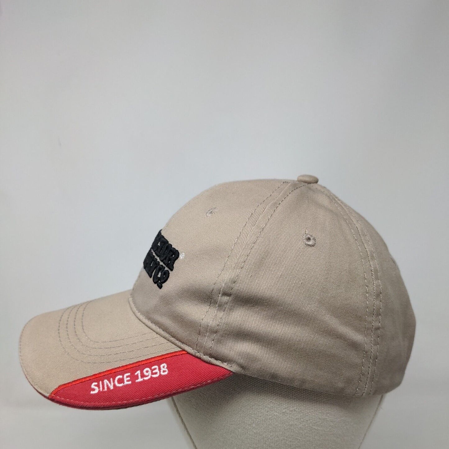 Tractor Supply Co. Since 1938 Slideback Hat Tan OS Adjustable 6 Panel Cotton