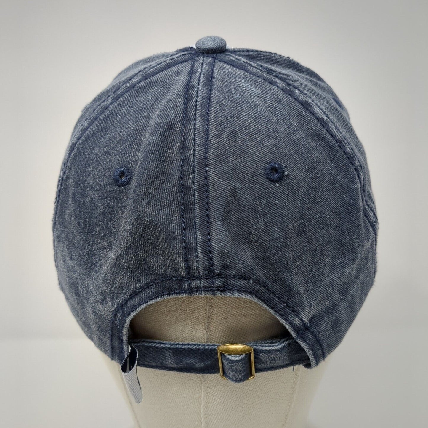 Idaho Slideback Hat Blue One Size Adjustable Embroidered Striped Home Free