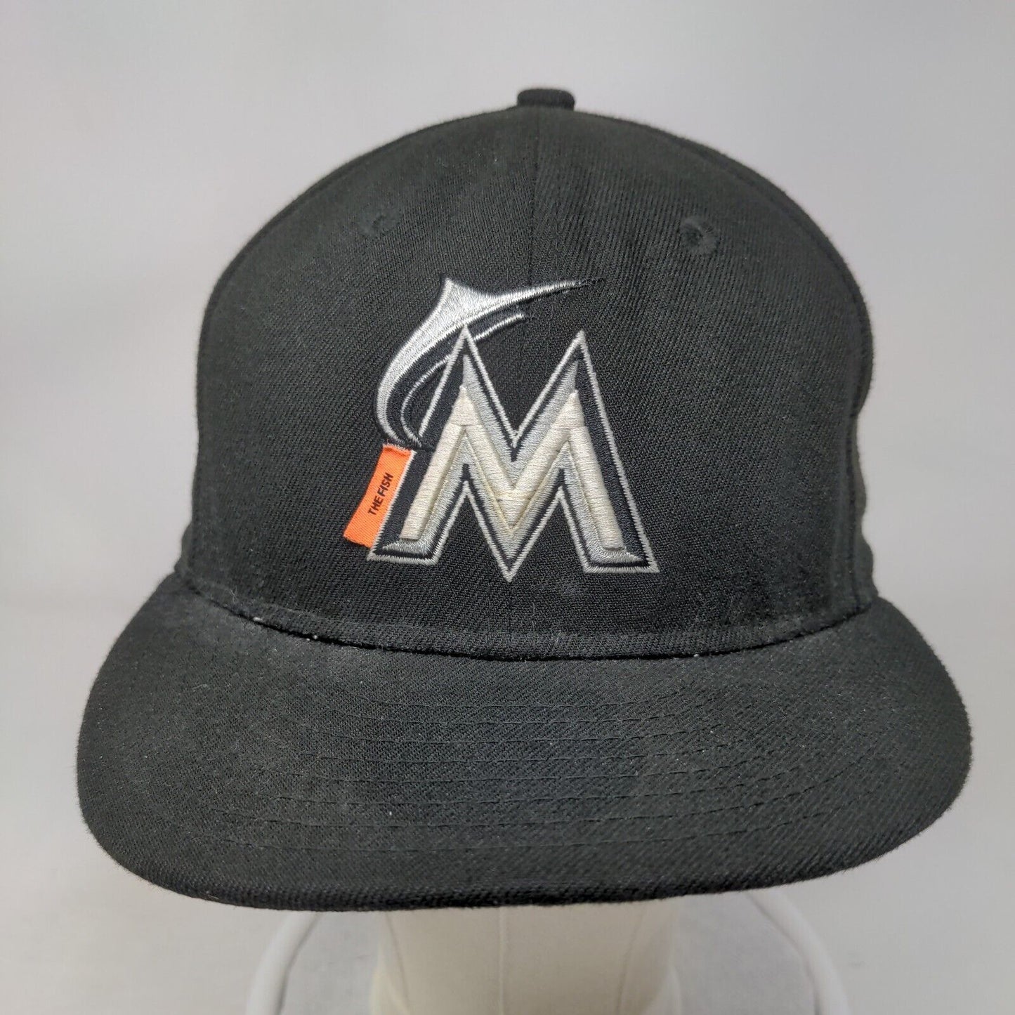 Miami Marlins Snapback Hat Black OSFM Embroidered Logo New Era 9Fifty MLB