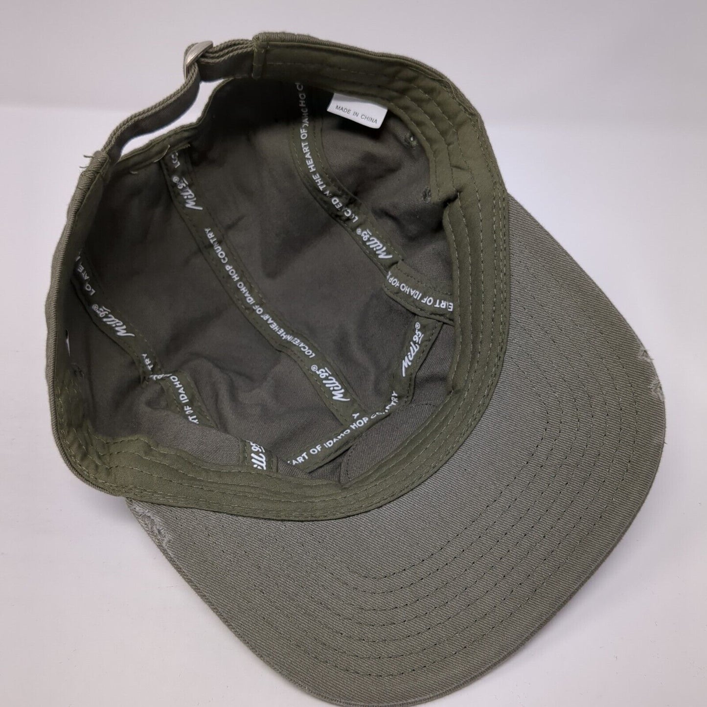 Mill 95 Hops Parma Idaho Slideback 5 Panel Hat Brown One Size Patch