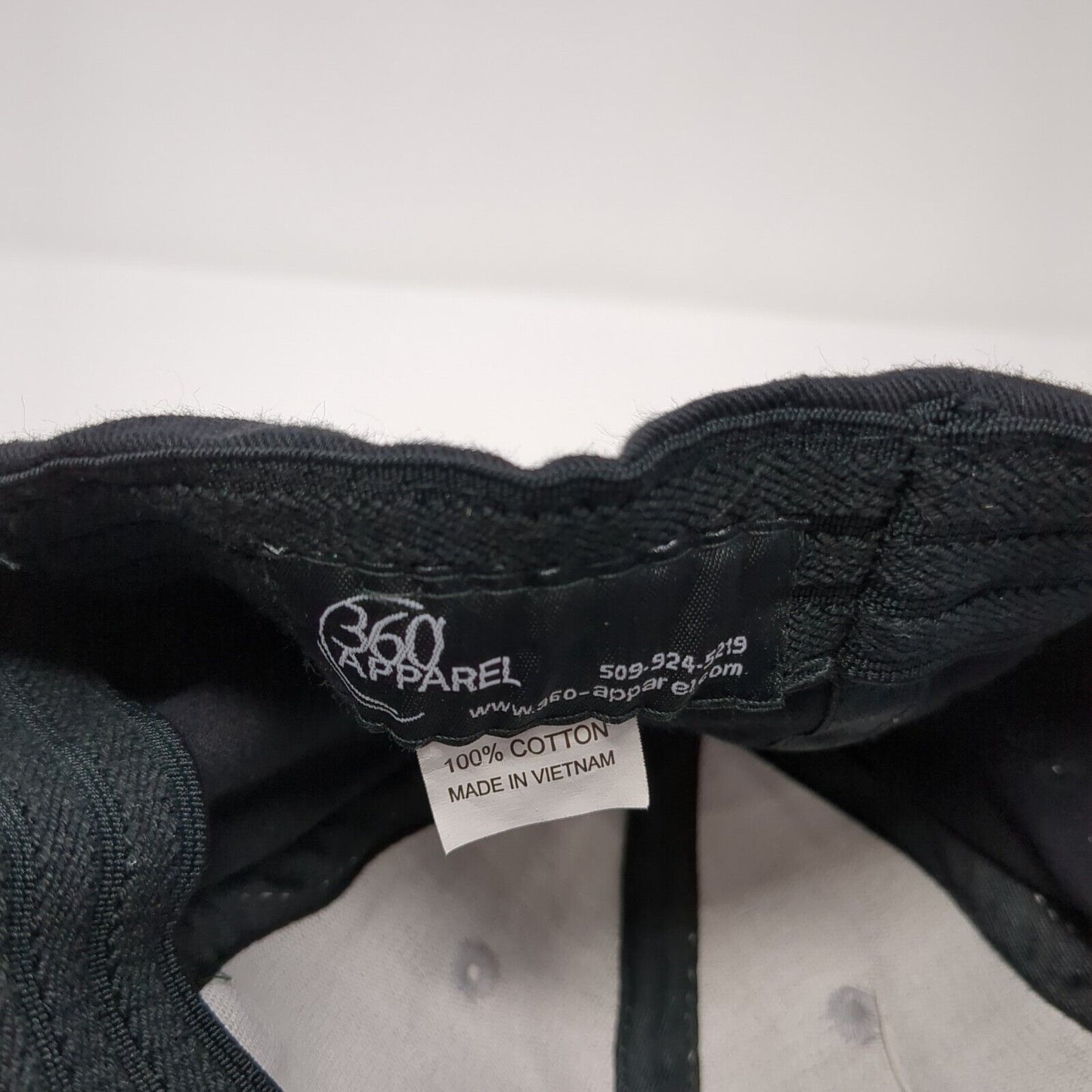 Goode Motor Ford Fitted Hat Gray One Size Embroidered Vented Holes 360 Apparel