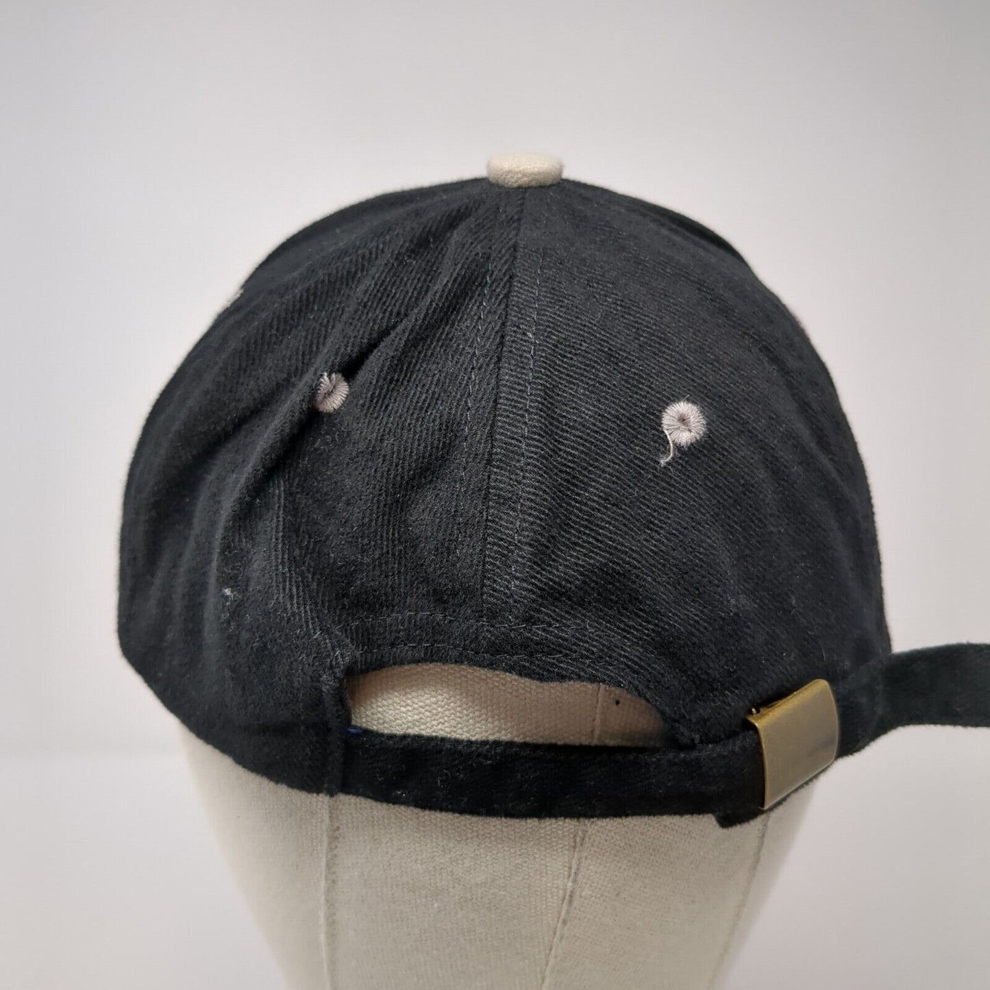 Aqua Irrigation Slideback Hat Black OSFA Embroidered Colorblock Unique