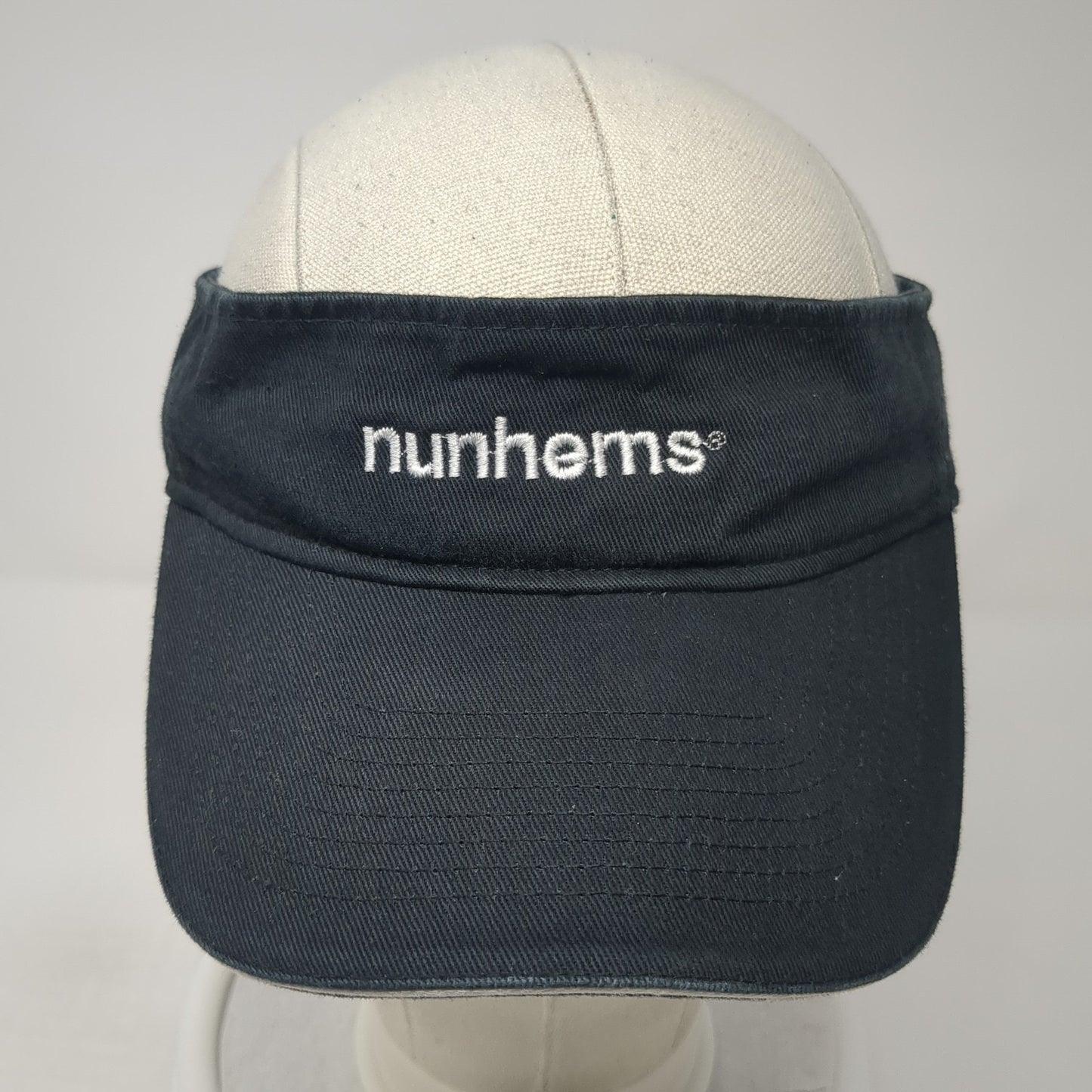 Nunhems Strapback Visor Hat Black One Size Adjustable Embroidered Toppers