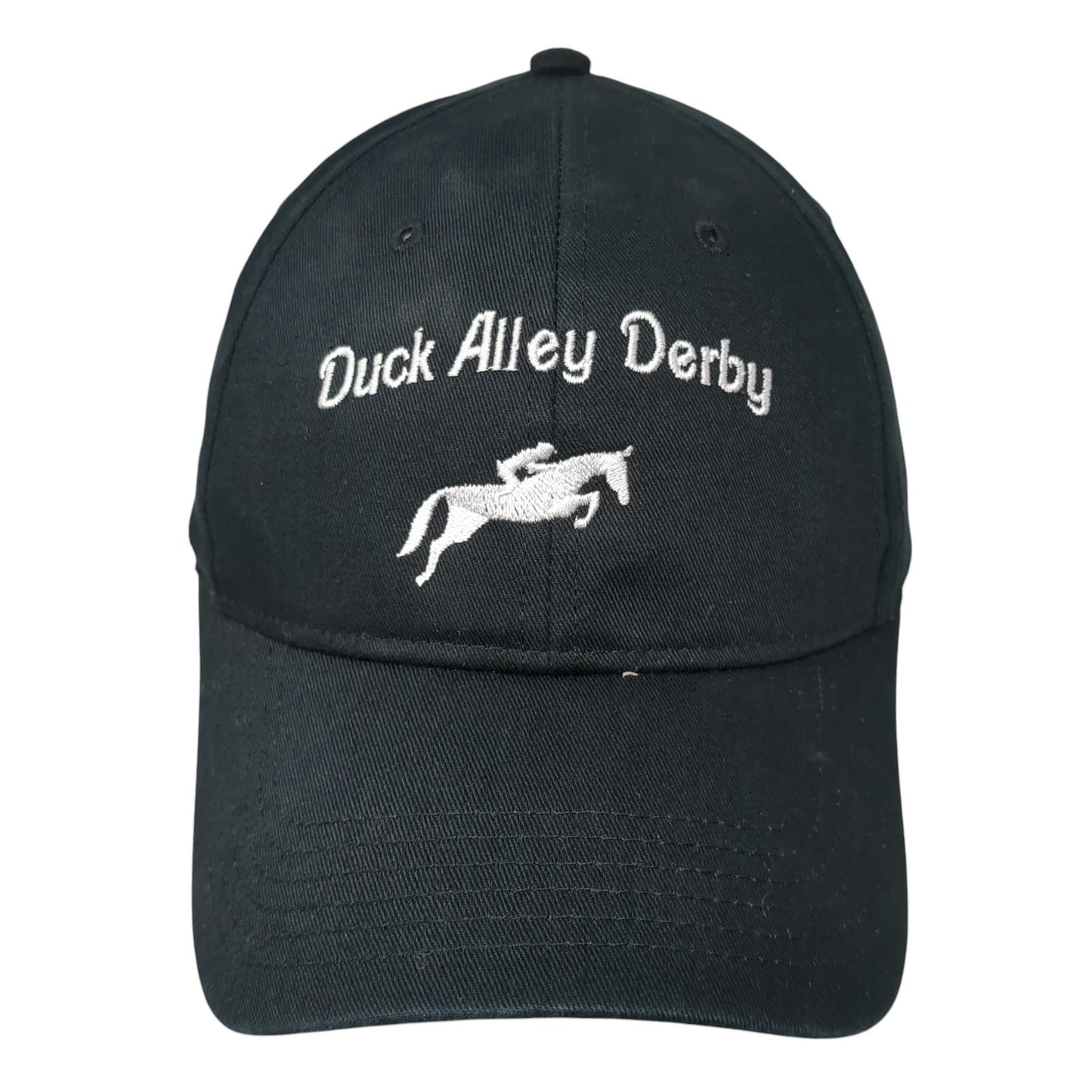 Duck Alley Derby Eagle Idaho Strapback Hat Black One Size Adjustable Otto
