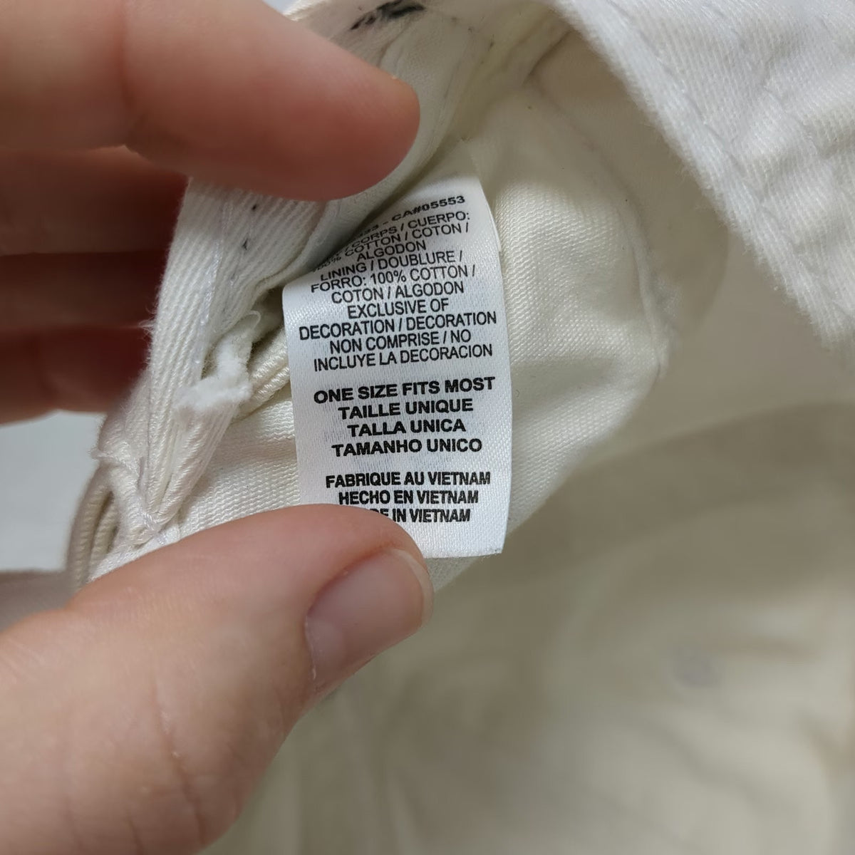 Nike Baseball Cap White One Size WWCC Warriors Embroidered Slideback Strap Hat