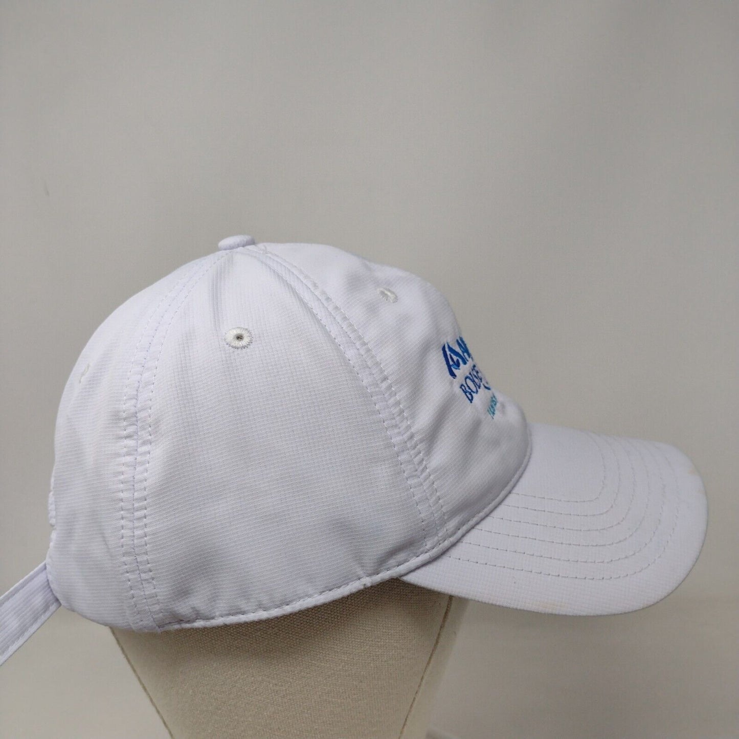 Albertson's Boise Open Presented Chevron Slideback Hat White OS Ivory Headwear