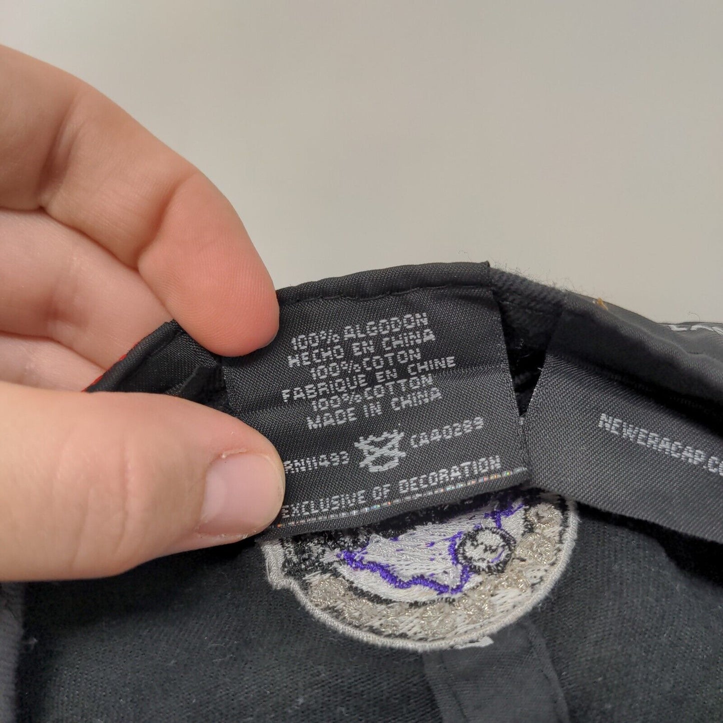 New Era Men's Fitted Hat Black XL Embroidered Colorado Rockies Logo XL 49Forty