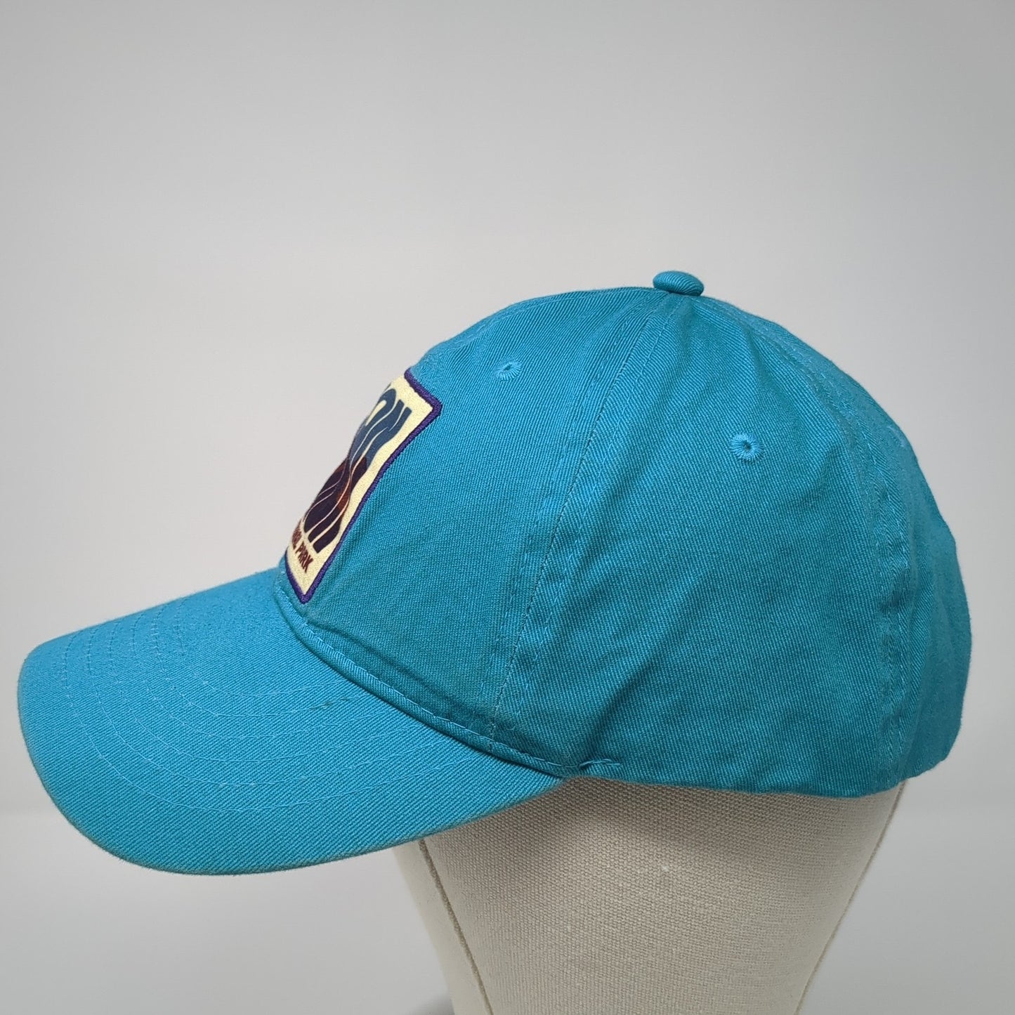 Zion National Park Baseball Cap Blue One Size Adjustable Embroidered H3 Headwear