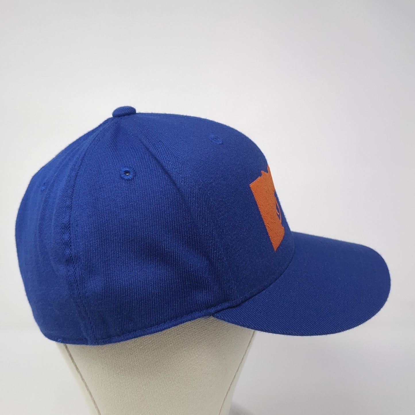 Idaho Tree Gun Fitted Baseball Cap Blue 7 5/8 Lightweight Embroidered 210 Fitted