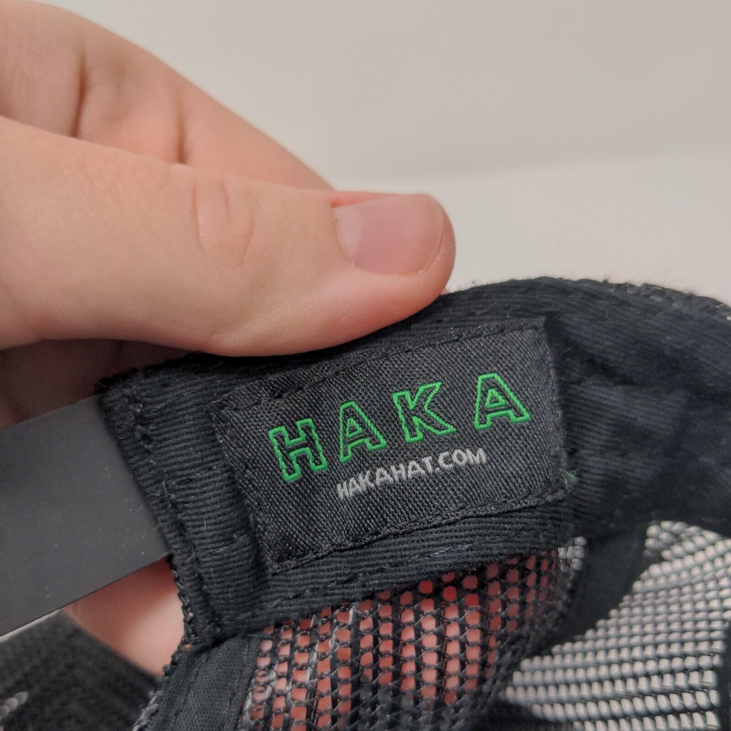 CHI Snapback Trucker Hat Black One Size Adjustable Embroidered Mesh Back HAKA