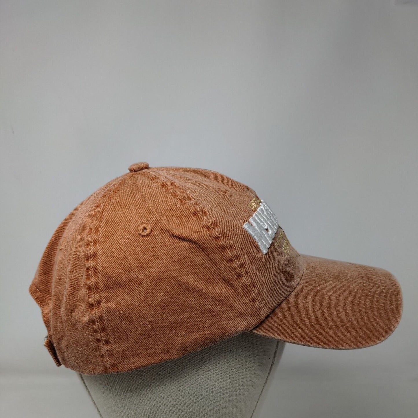 Myrtle Beach SC Best Collection Strapback Hat Brown OSFA Embroidered