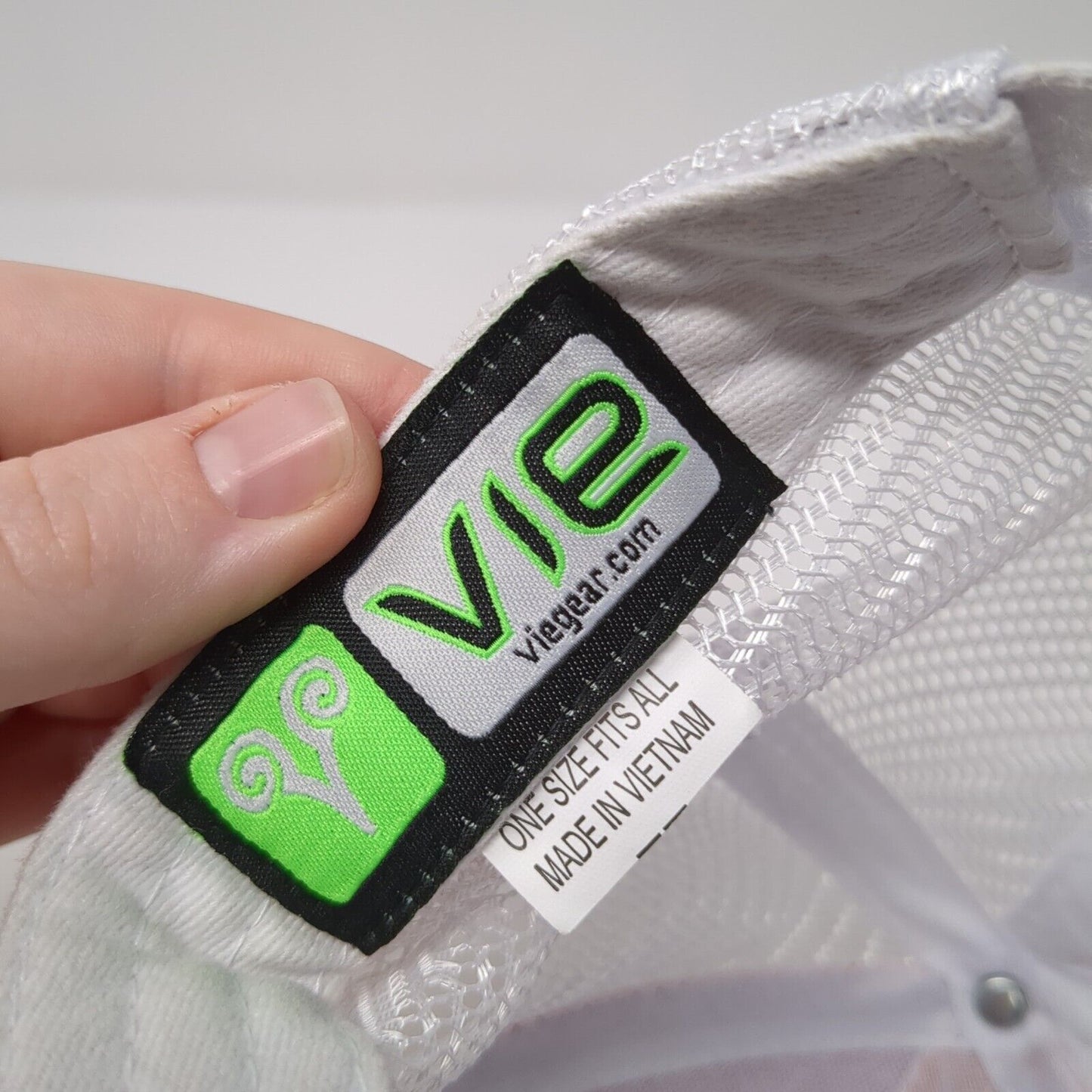 Crop Production Services Parma ID Strapback Trucker Hat Red OS Mesh Back Vie