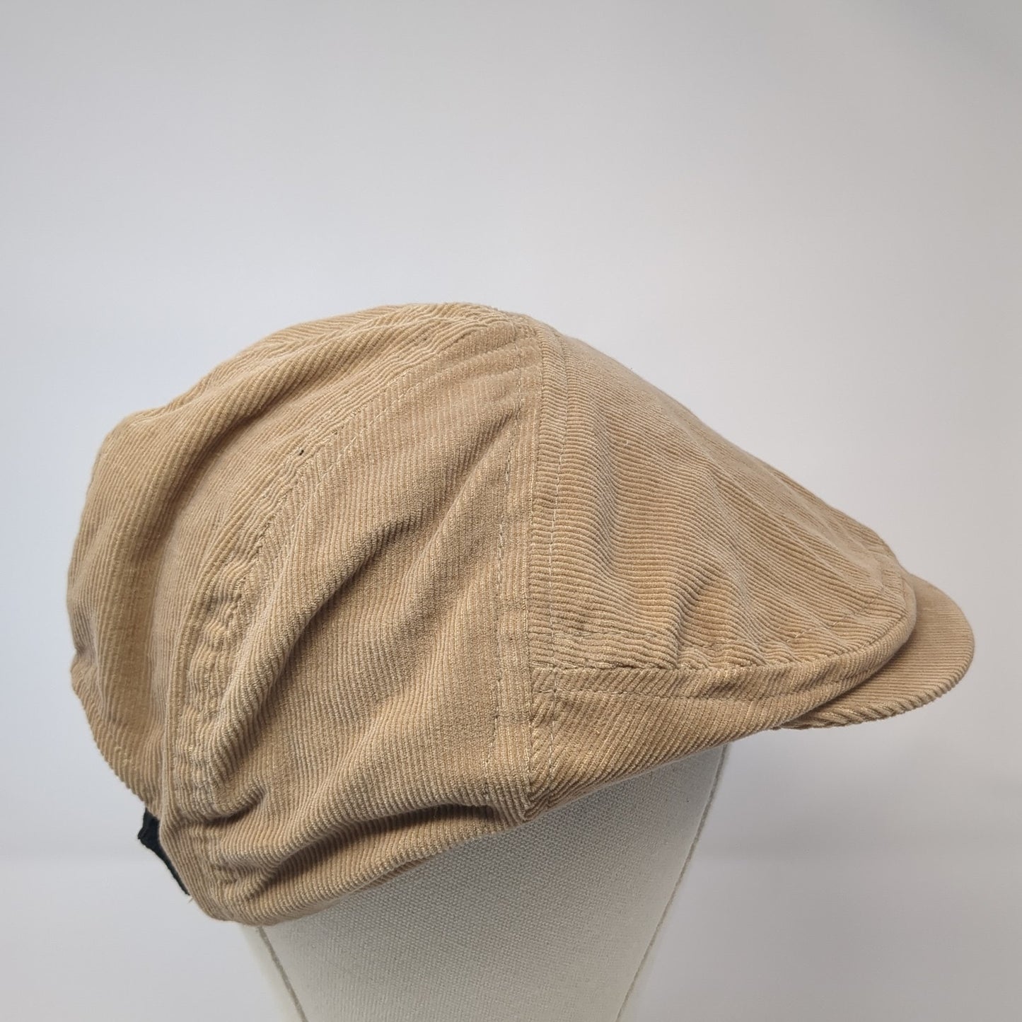 Hempy's Strapback Newsboy Cap Brown One Size Adjustable Lightweight Blank