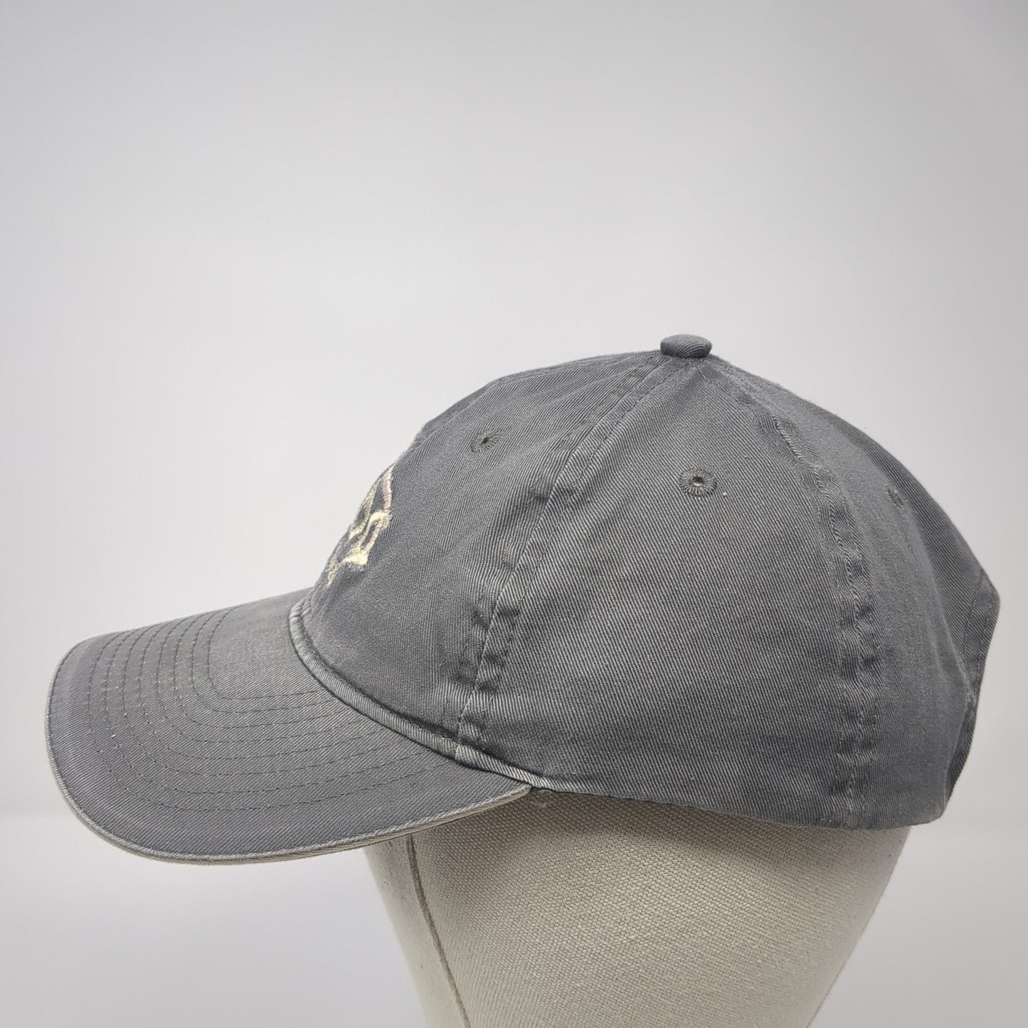 ABC St. Louis Strapback Hat Gray One Size Adjustable Port & Company