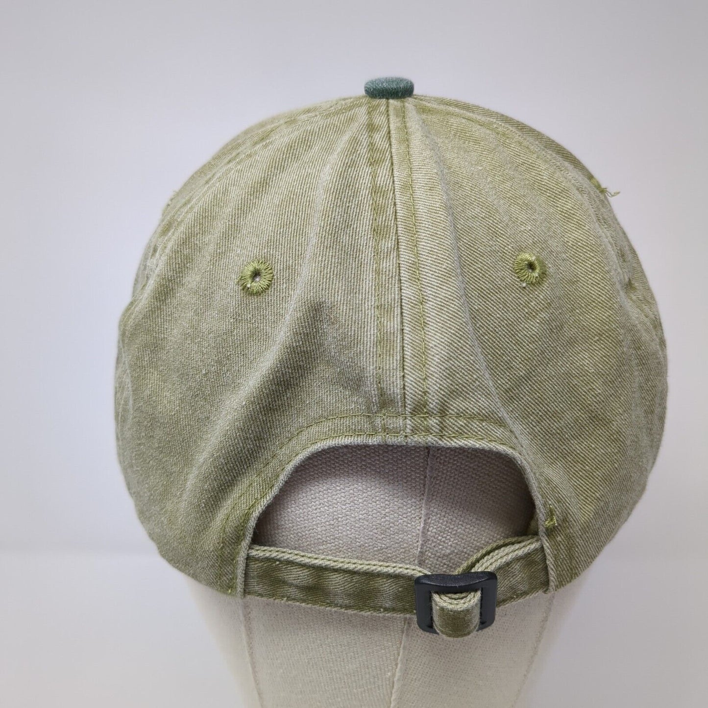 Canmore Canada Adult Slideback Hat Green OS Adjustable Embroidered Patriotic