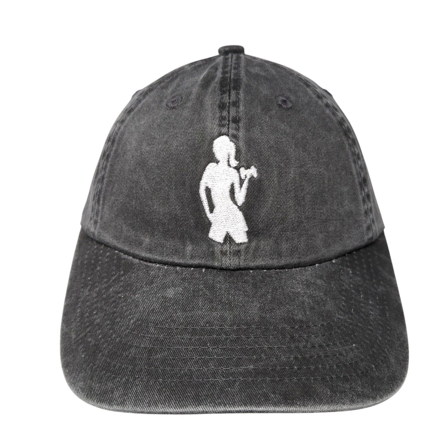 Port Authority Slideback Hat Gray One Size Woman Dumbbell Embroidered