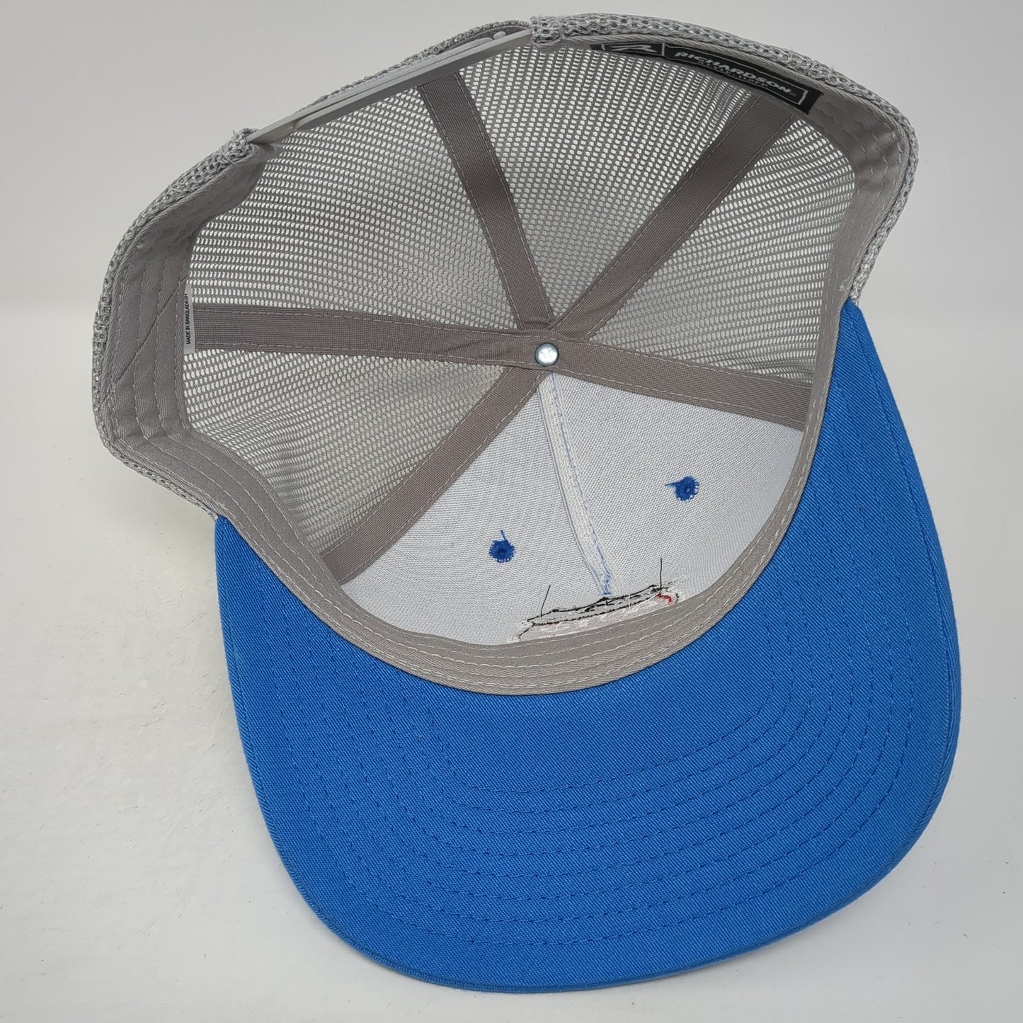 Sun Valley Auto Club Snapback Trucker Hat Blue OS Adjustable Mesh Richardson