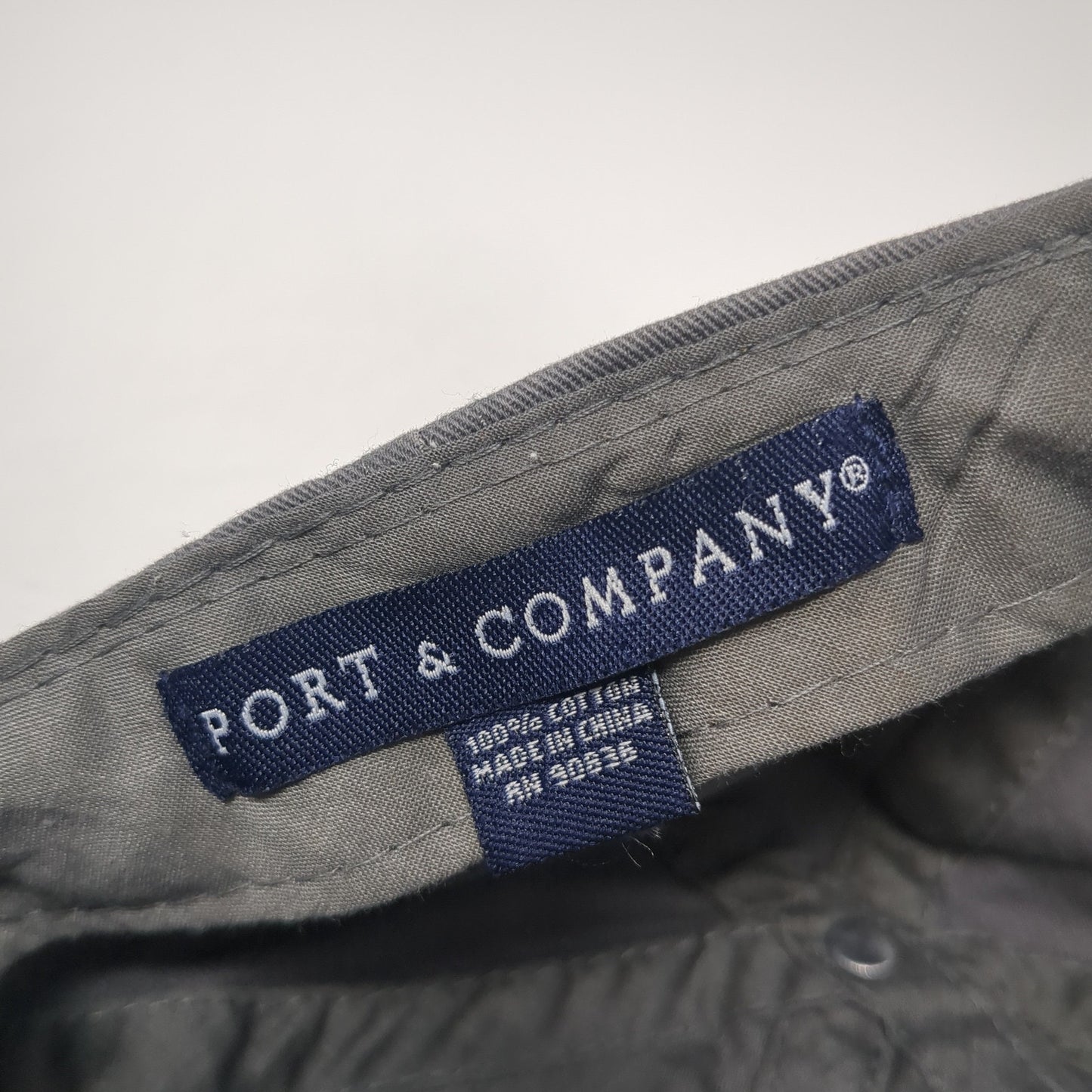 ABC St. Louis Strapback Hat Gray One Size Adjustable Port & Company