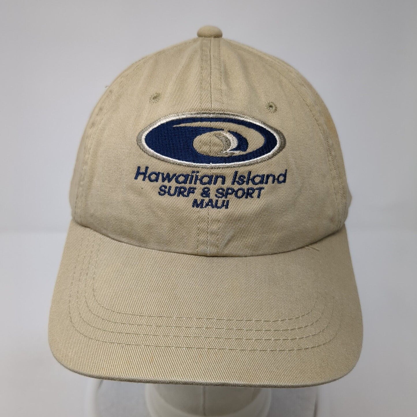 Hawaiian Island Surf & Sport Maui Slideback Hat Tan One Size Adjustable
