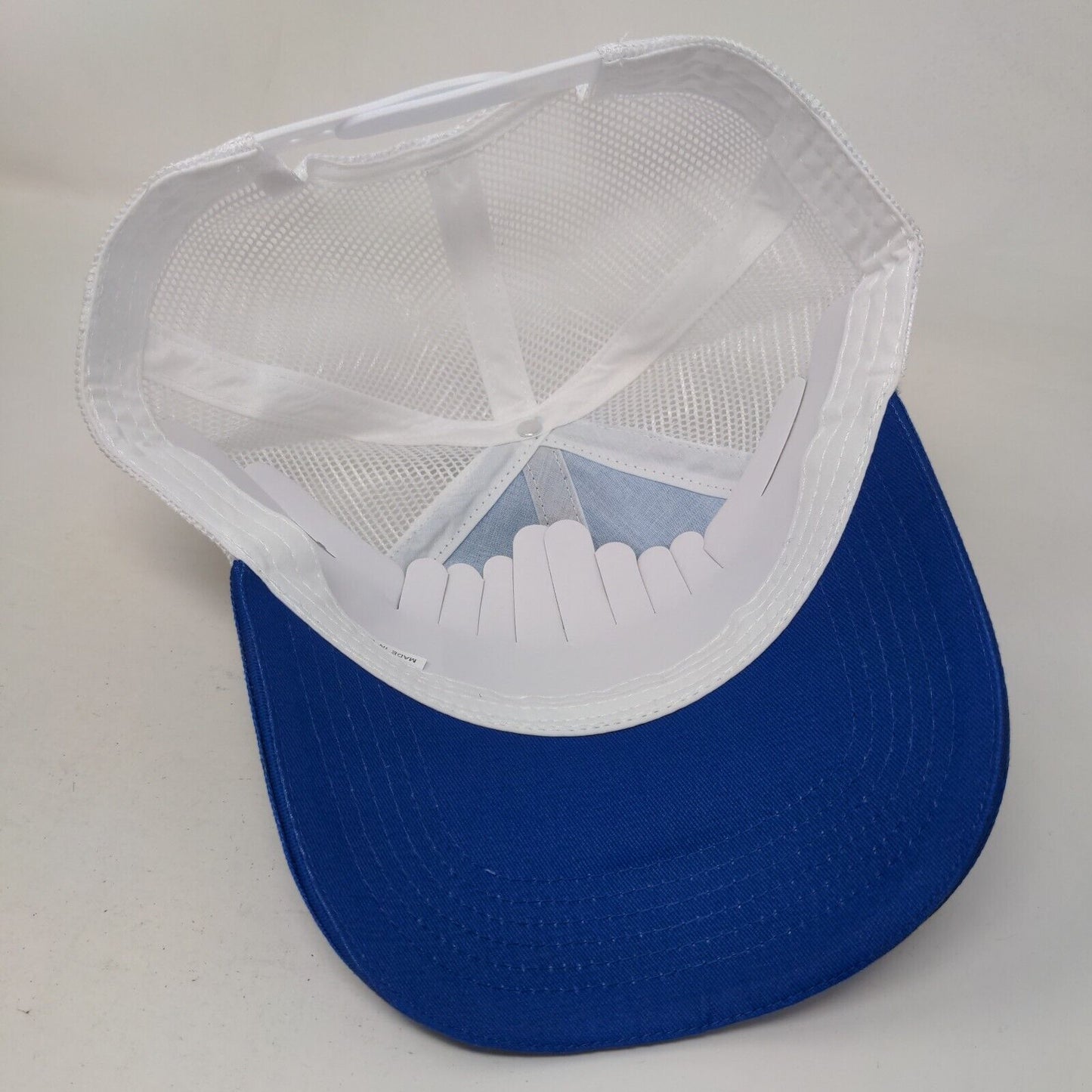 Lowe's AP4ME Snapback Mesh Back Trucker Hat Blue One Size Embroidered