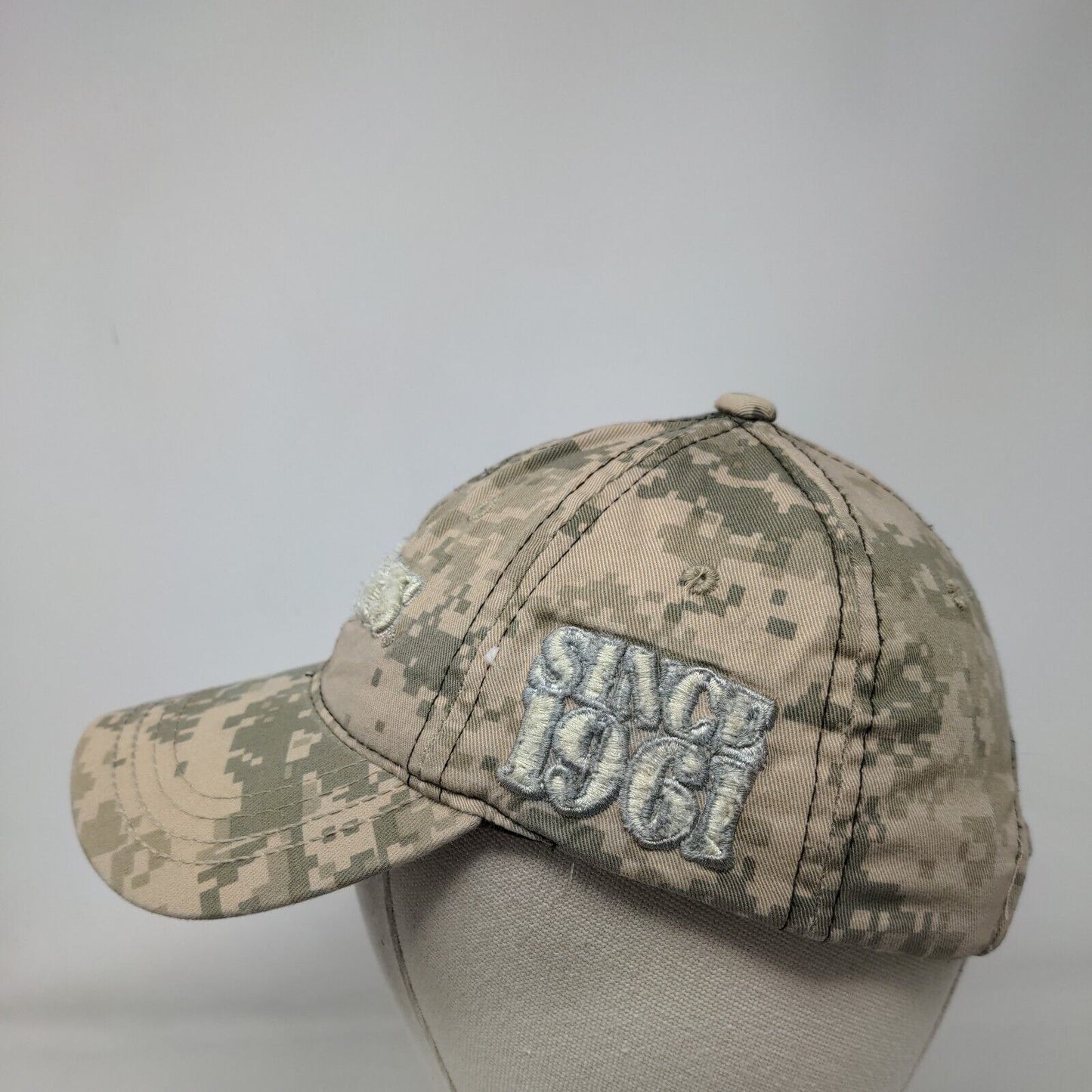 Cabela's Strapback Hat Camo Youth Embroidered Adjustable Outdoor