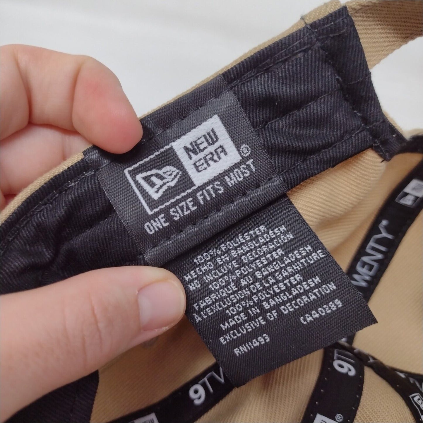 New Era New York Yankees MoMA Slideback Hat Tan OSFM MLB 9 Twenty Embroidered