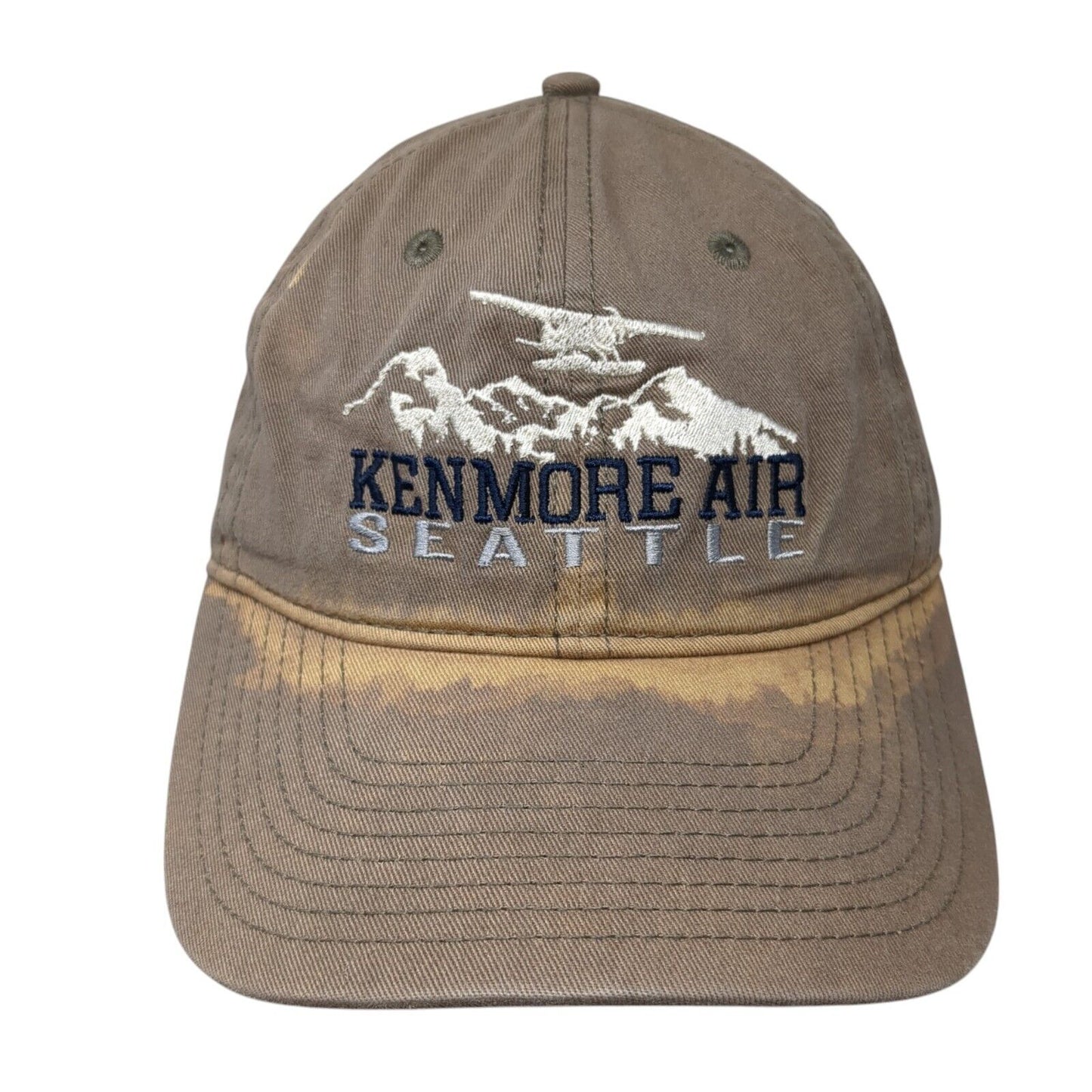 Kenmore Air Seattle Est. 1946 Slideback Hat Brown OS Adjustable Gear For Sports