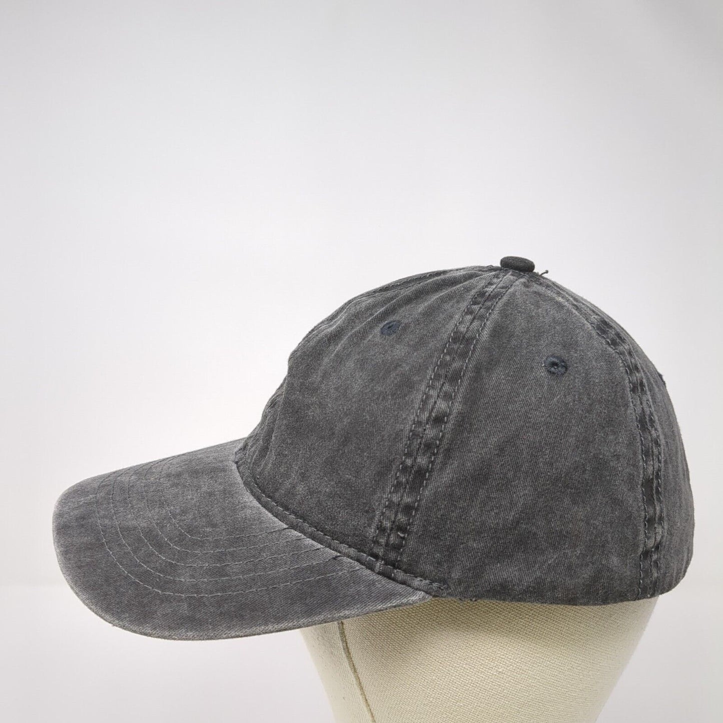 Unbranded Slideback Hat Black One Size Adjustable Blank Vent Holes