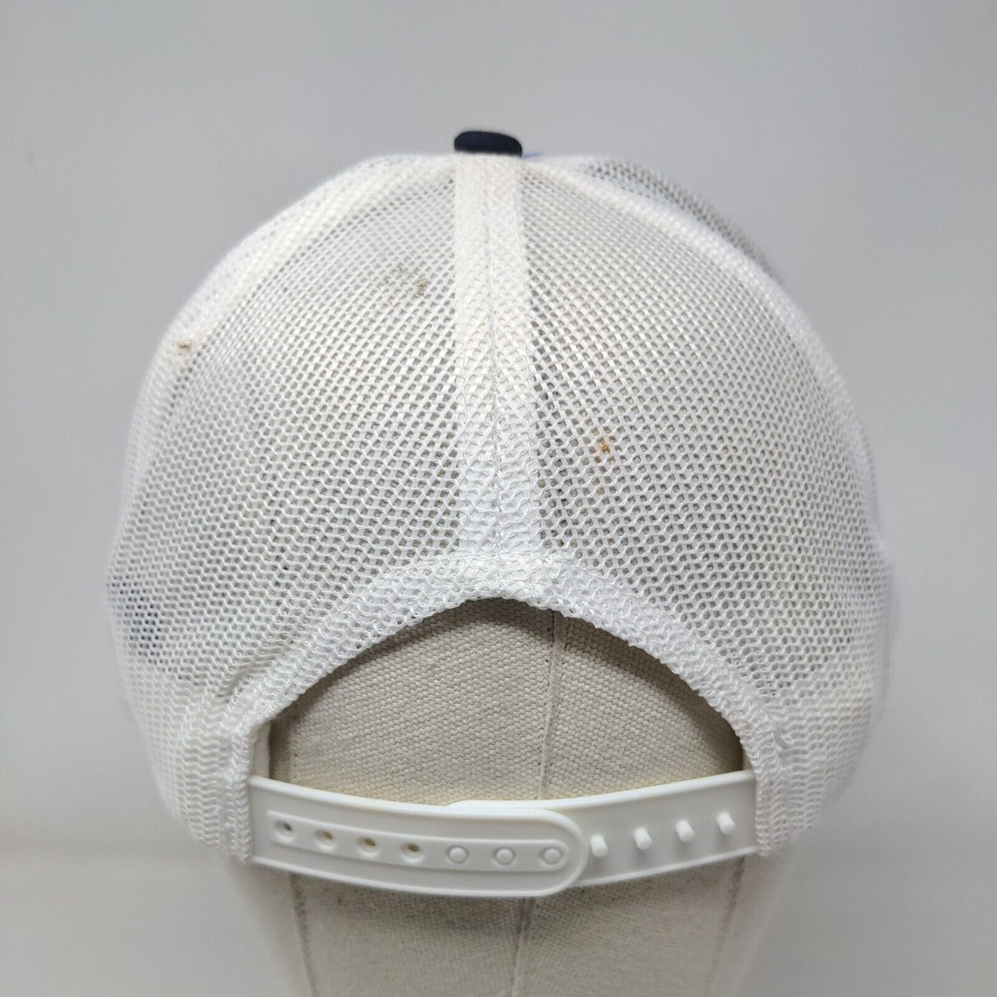 Appalachia Rises Snapback Mesh Back Trucker Hat Blue One Size Port Authority