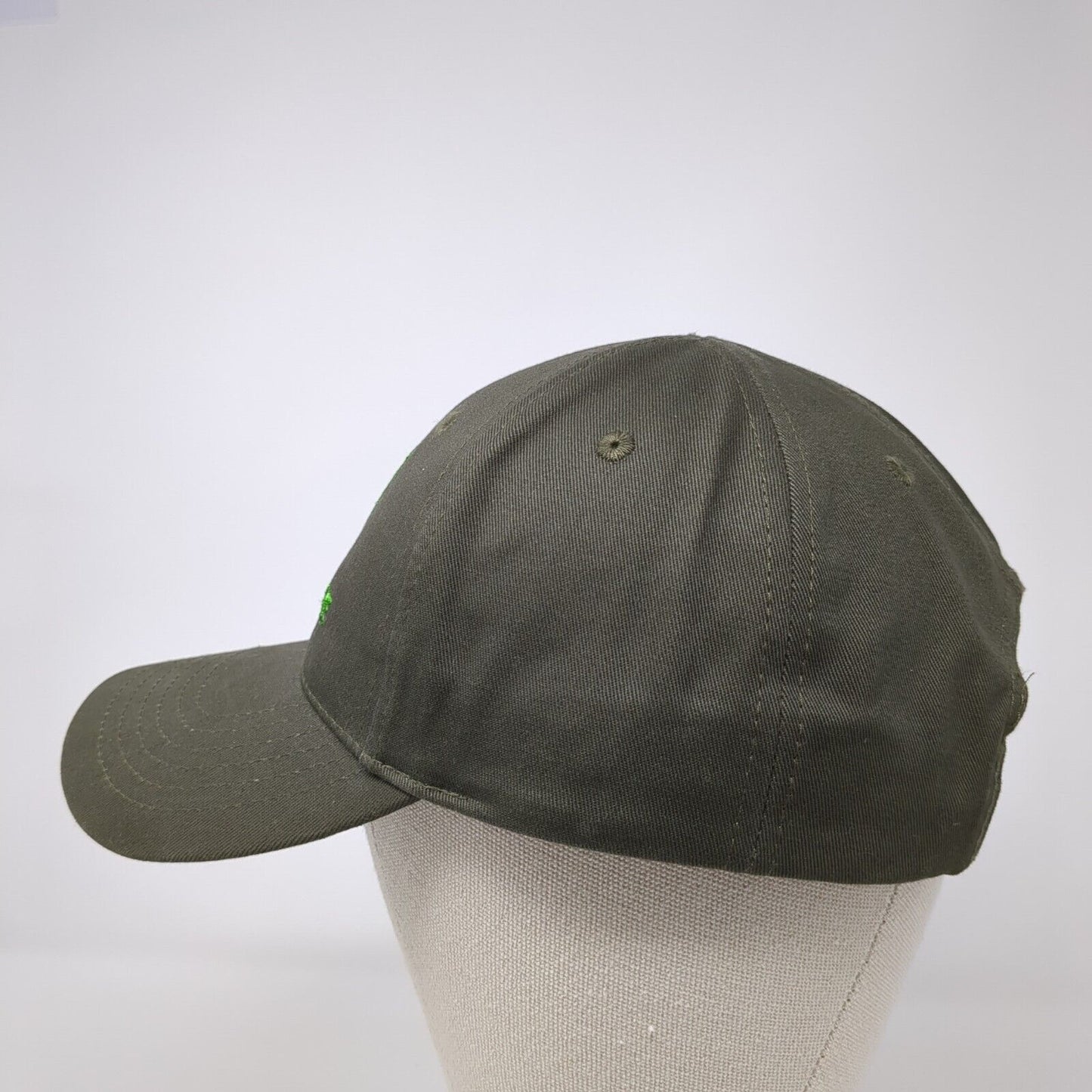 John Deere Snapback Hat Gray One Size Adjustable Embroidered 6 Panel
